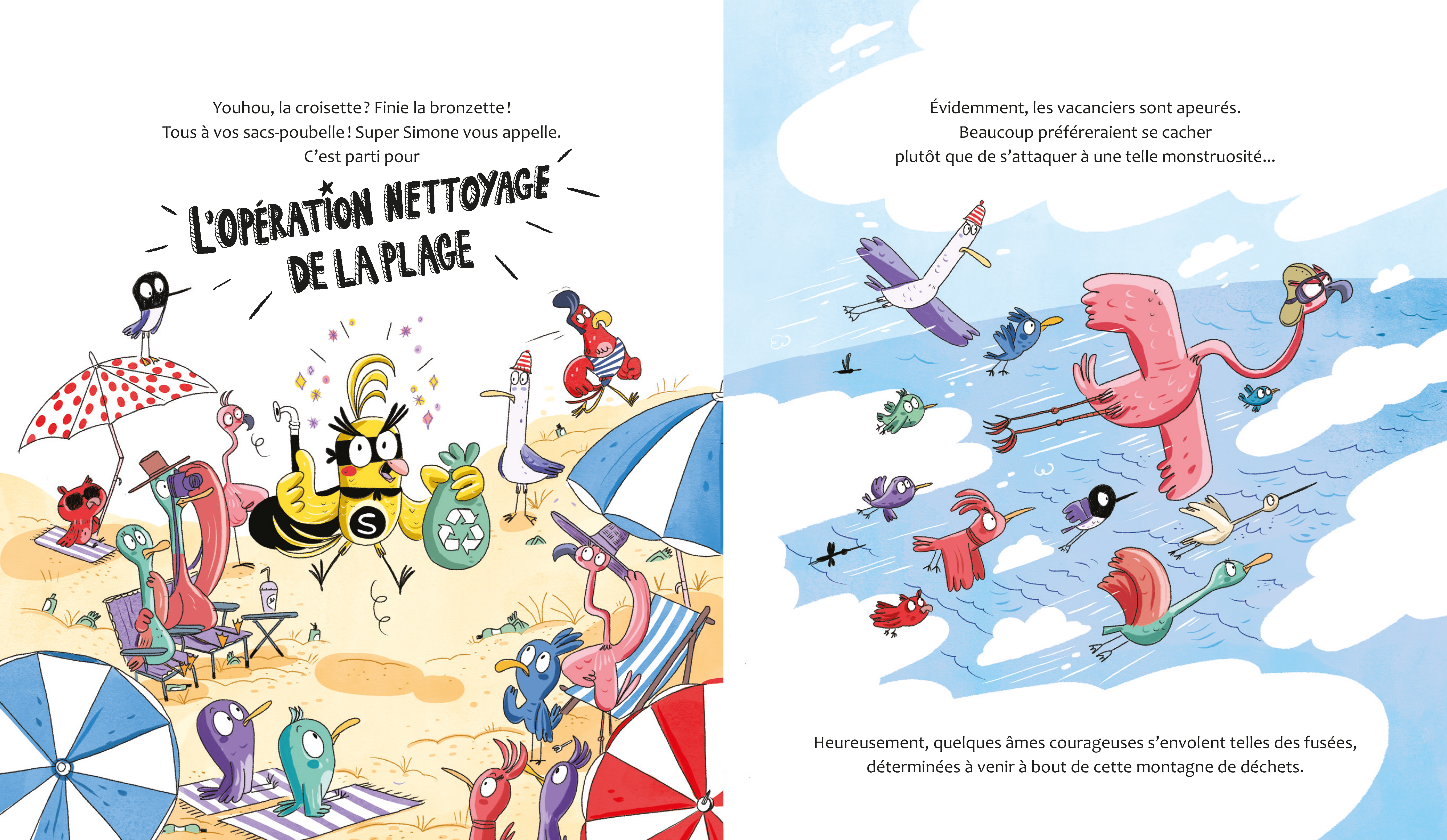 SUPER SIMONE COMBAT LE PLASTIQUE