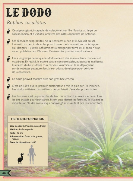 LE LIVRE EXTRAORDINAIRE DES ANIMAUX DISPARUS