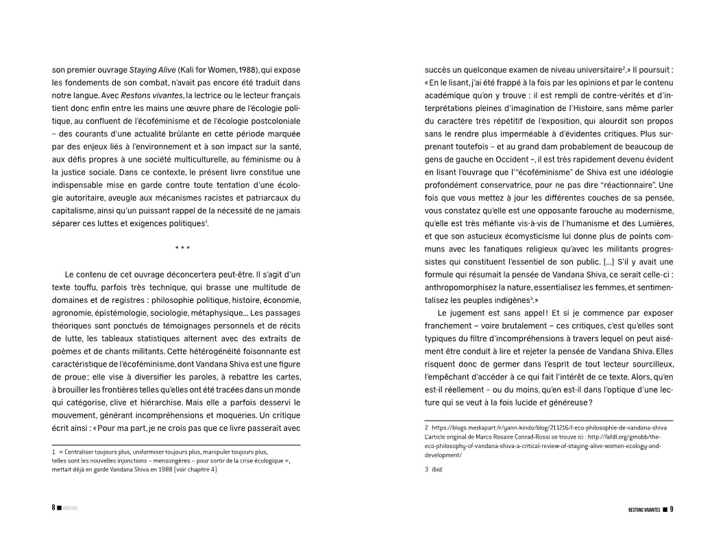 RESTONS VIVANTES RESTONS VIVANTES