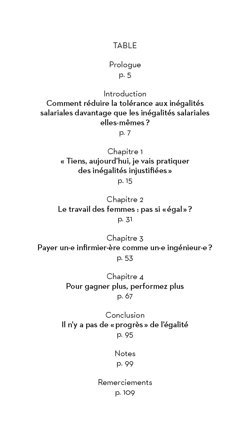 LES INEGALITES JUSTIFIEES - COMMENT MOINS PAYER LES FEMMES E