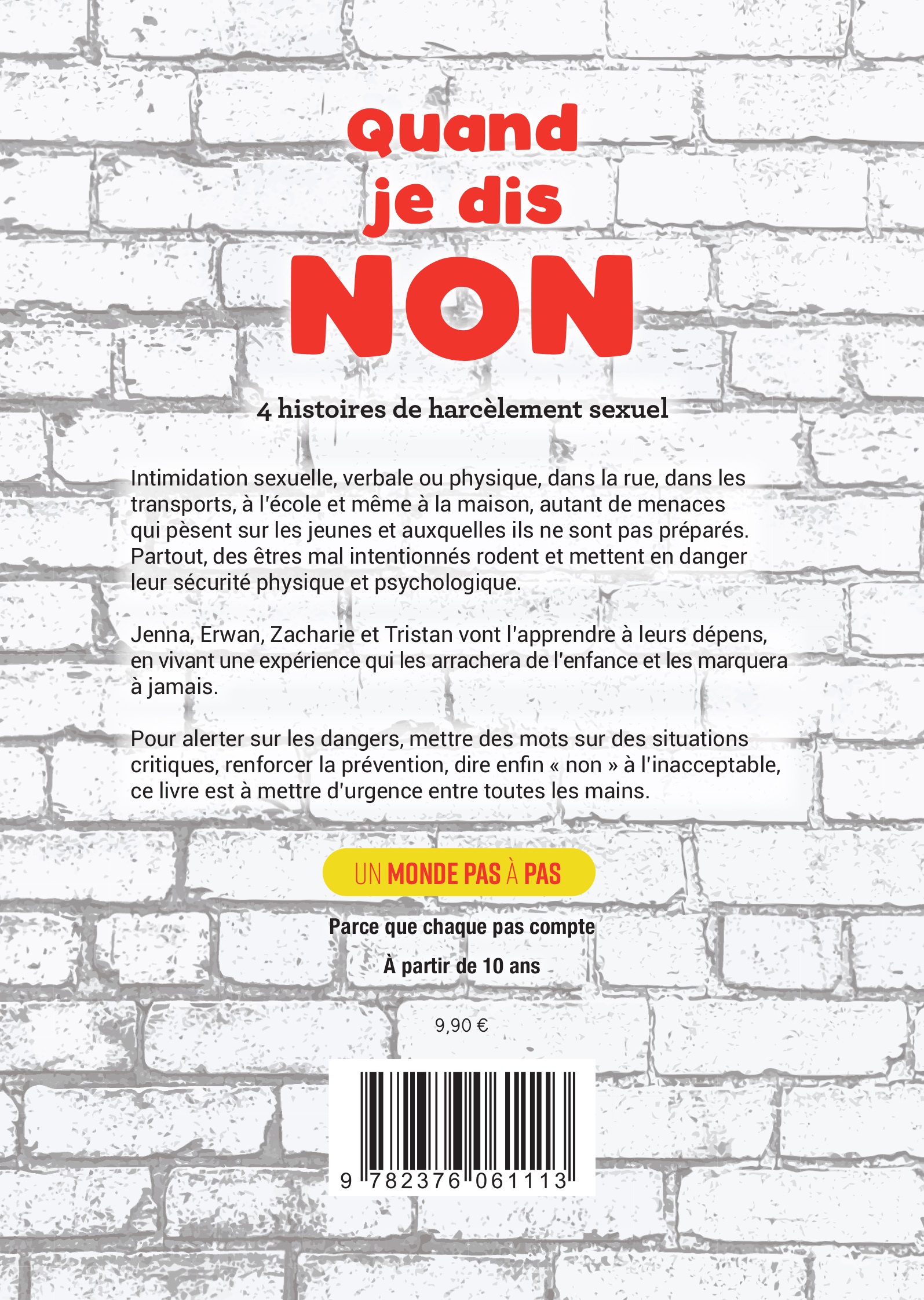 QUAND JE DIS NON : 4 HISTOIRES DE HARCELEMENT SEXUEL