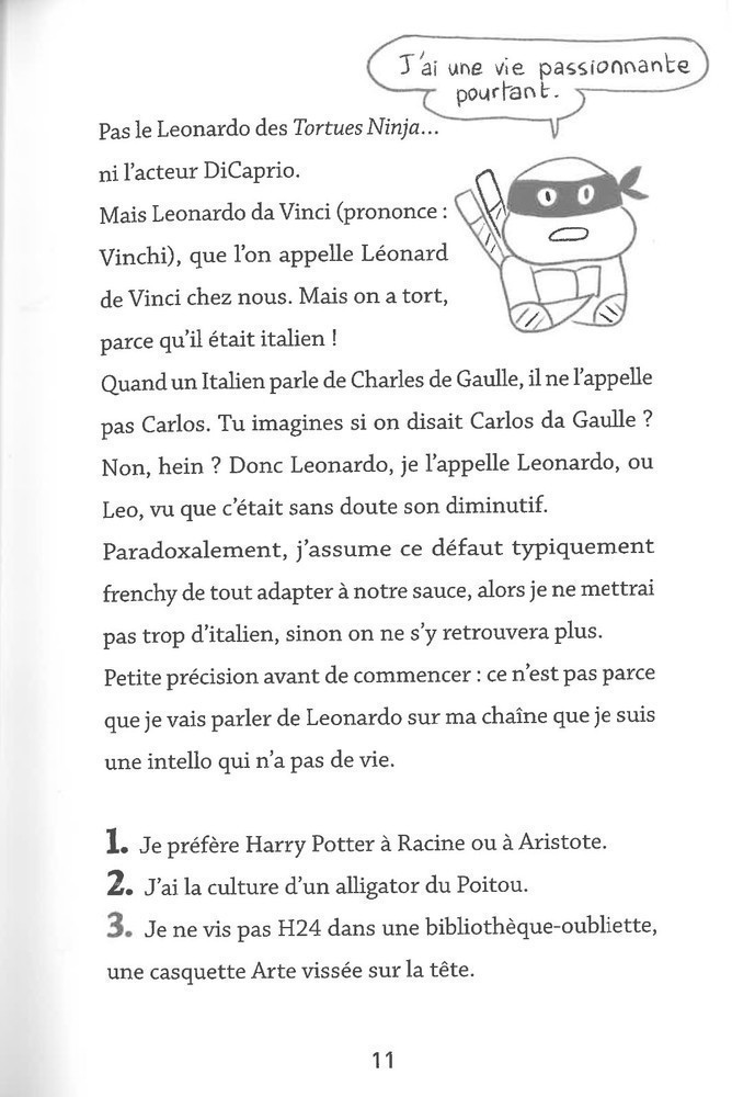 LEONARD DE VINCI VU PAR UNE ADO