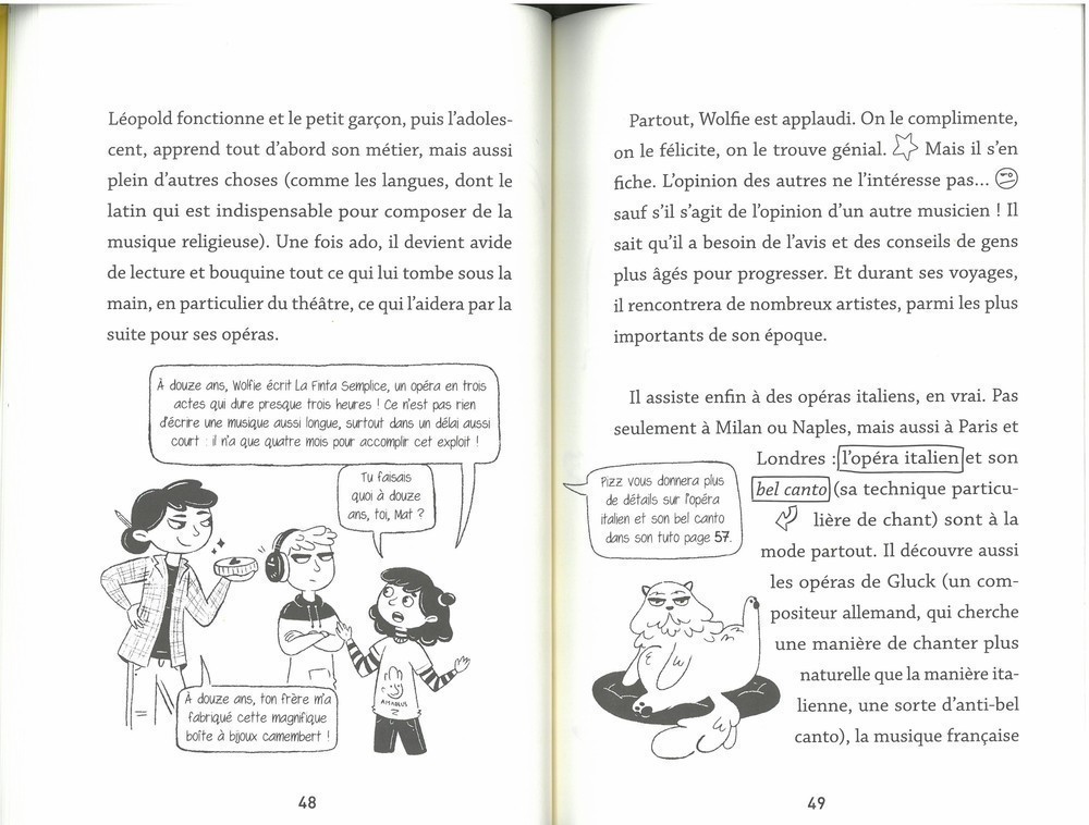 MOZART VU PAR UNE ADO ET PAR SON CHAT !