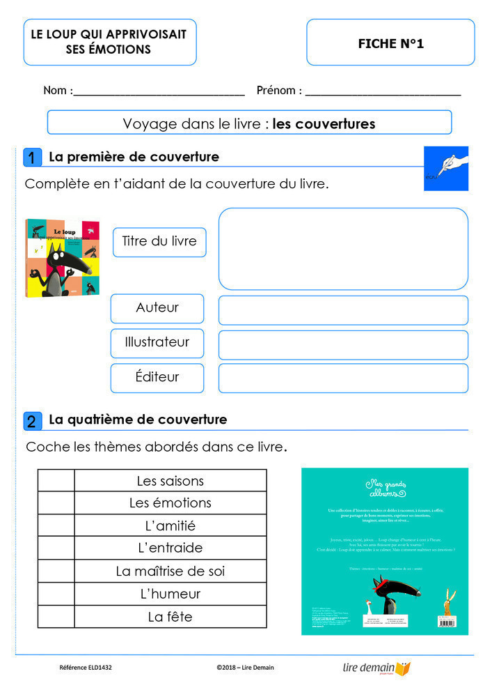 LECTURE SUIVIE - LOUP EMOTIONS (FICHIER SEUL)