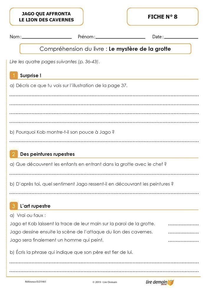 LECTURE SUIVIE - LA VERITABLE HISTOIRE DE JAGO (FICHIER SEUL)