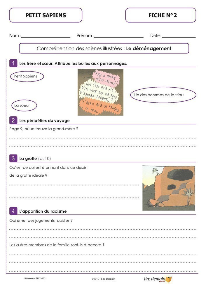 LECTURE SUIVIE - PETIT SAPIENS (25 EX)