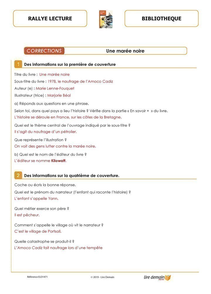 RALLYE LECTURE - UN JOUR AILLEURS