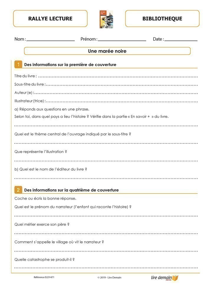 RALLYE LECTURE - UN JOUR AILLEURS
