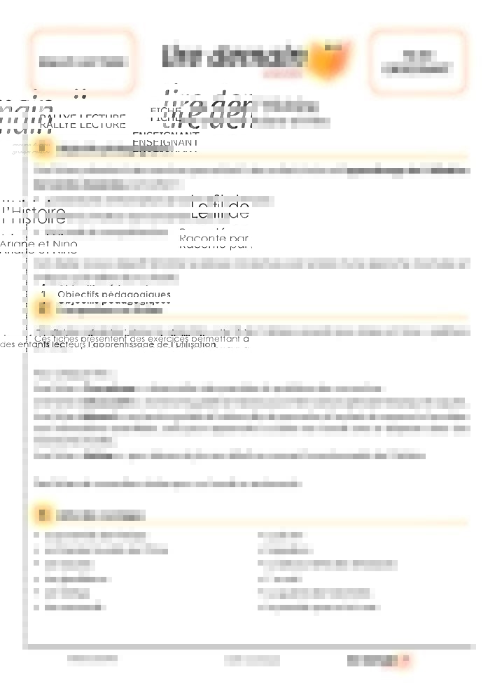 RALLYE LECTURE BD - AU FIL DE L