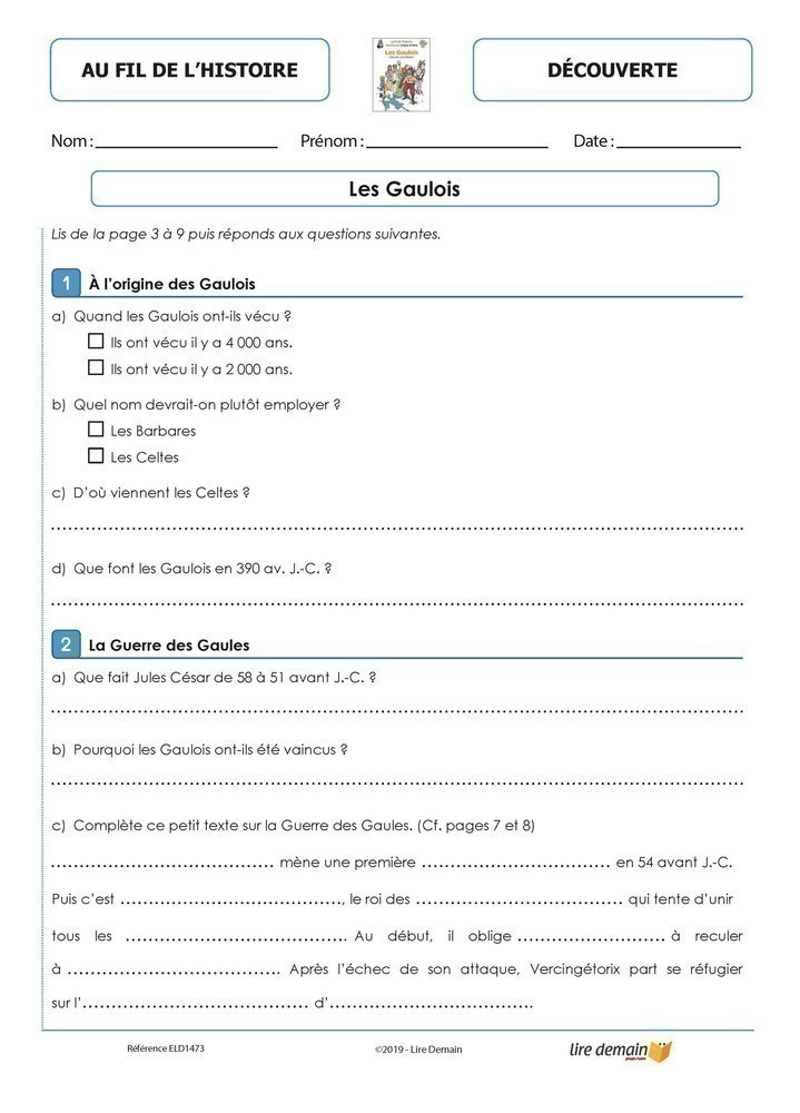 RALLYE LECTURE BD - AU FIL DE L