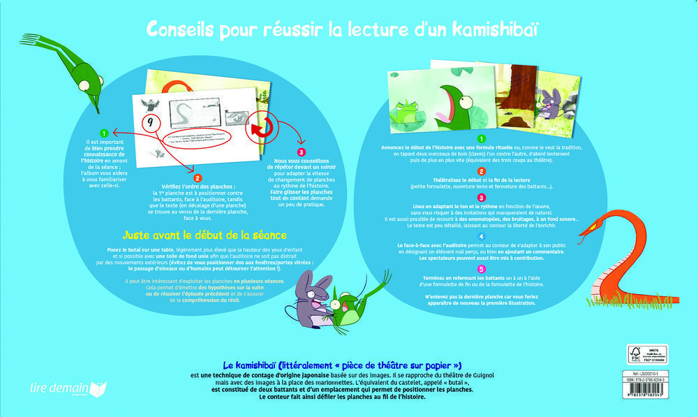 Kamishibaï - La Petite Grenouille À Grande Bouche