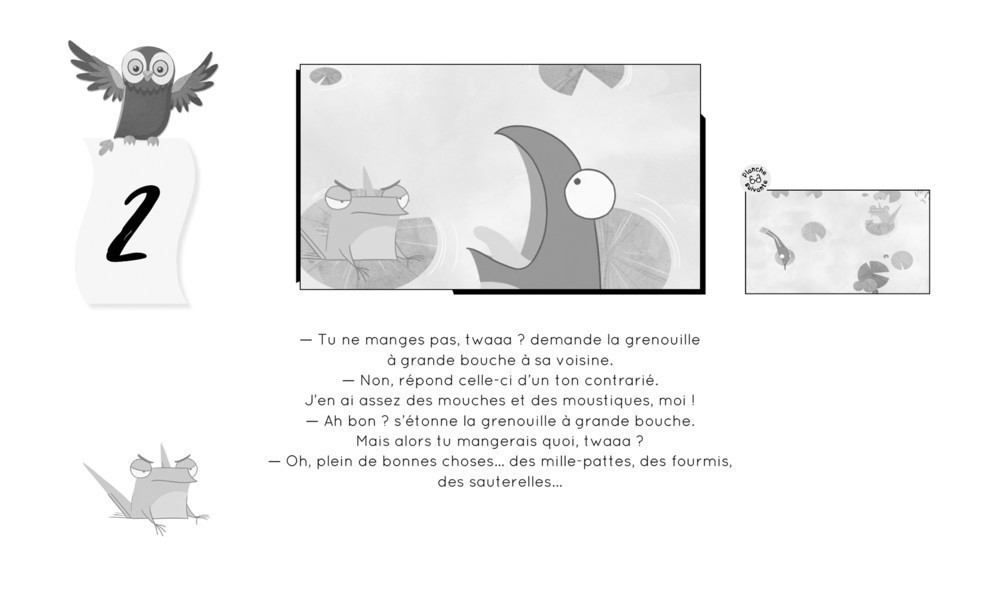 Kamishibaï - La Petite Grenouille À Grande Bouche