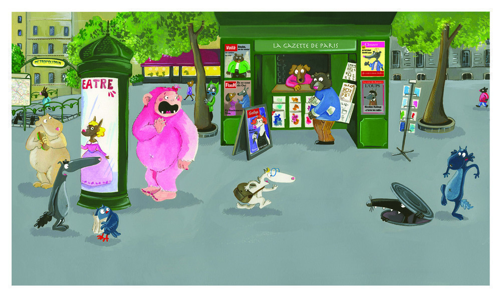 KAMISHIBAI LE LOUP QUI EXPLORAIT PARIS 