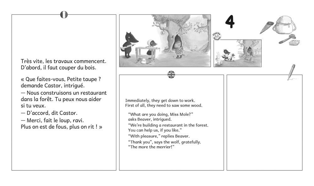 Kamishibaï - Petite Taupe, Le Restaurant Des Amis