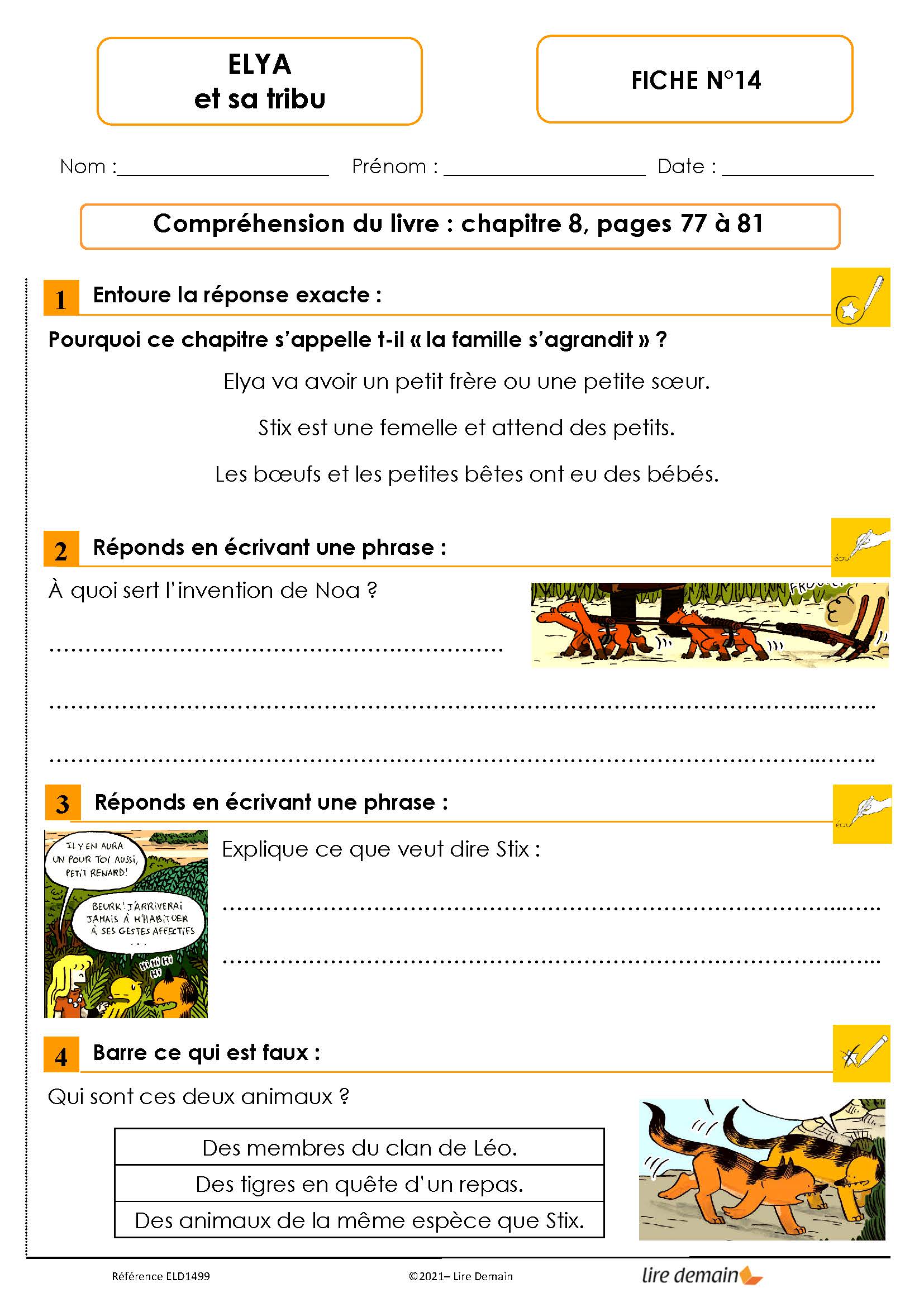 LECTURE SUIVIE - ELYA ET SA TRIBU (25 EX)