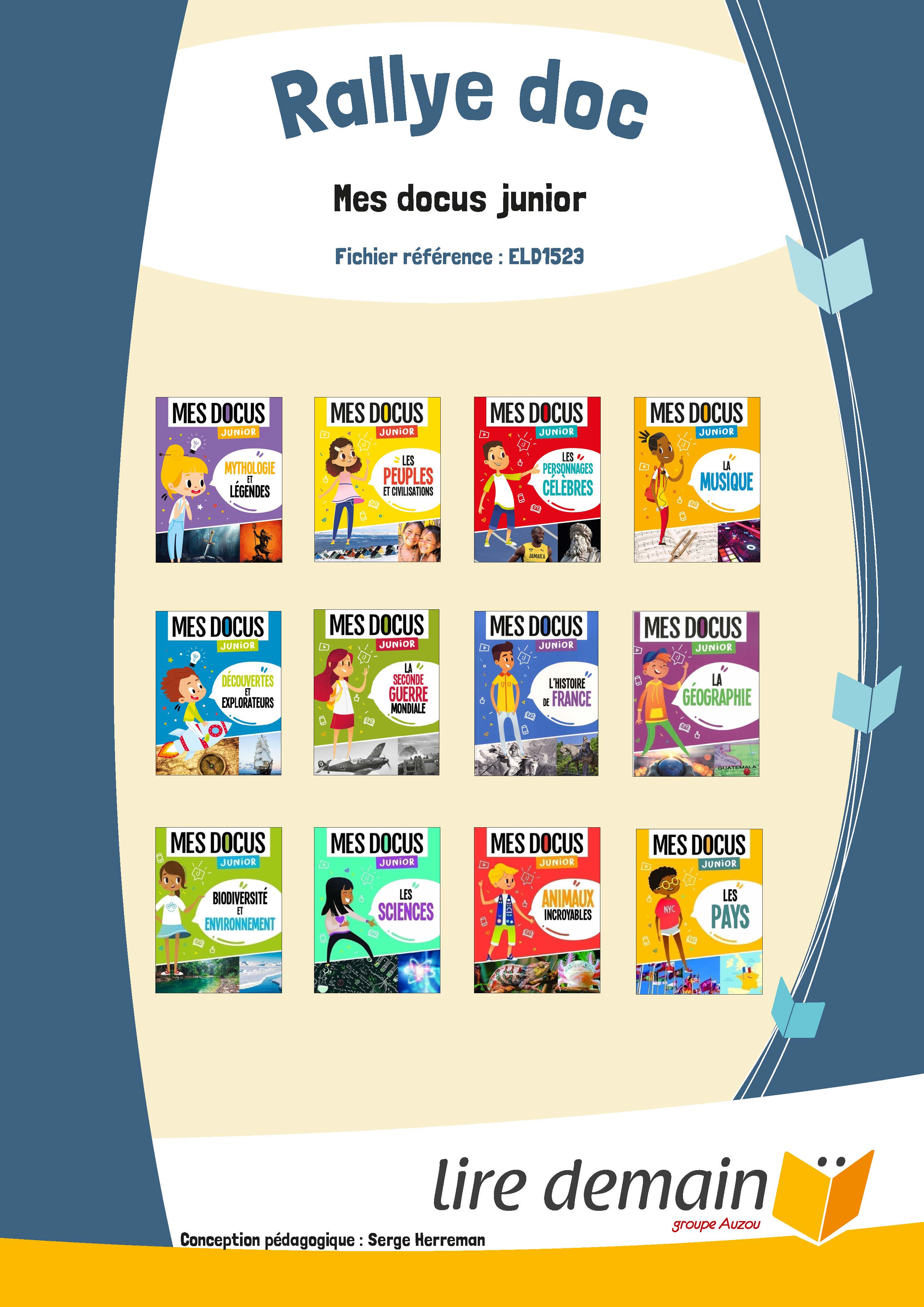 RALLYE DOC MES DOCUS JUNIOR (FICHIER SEUL)