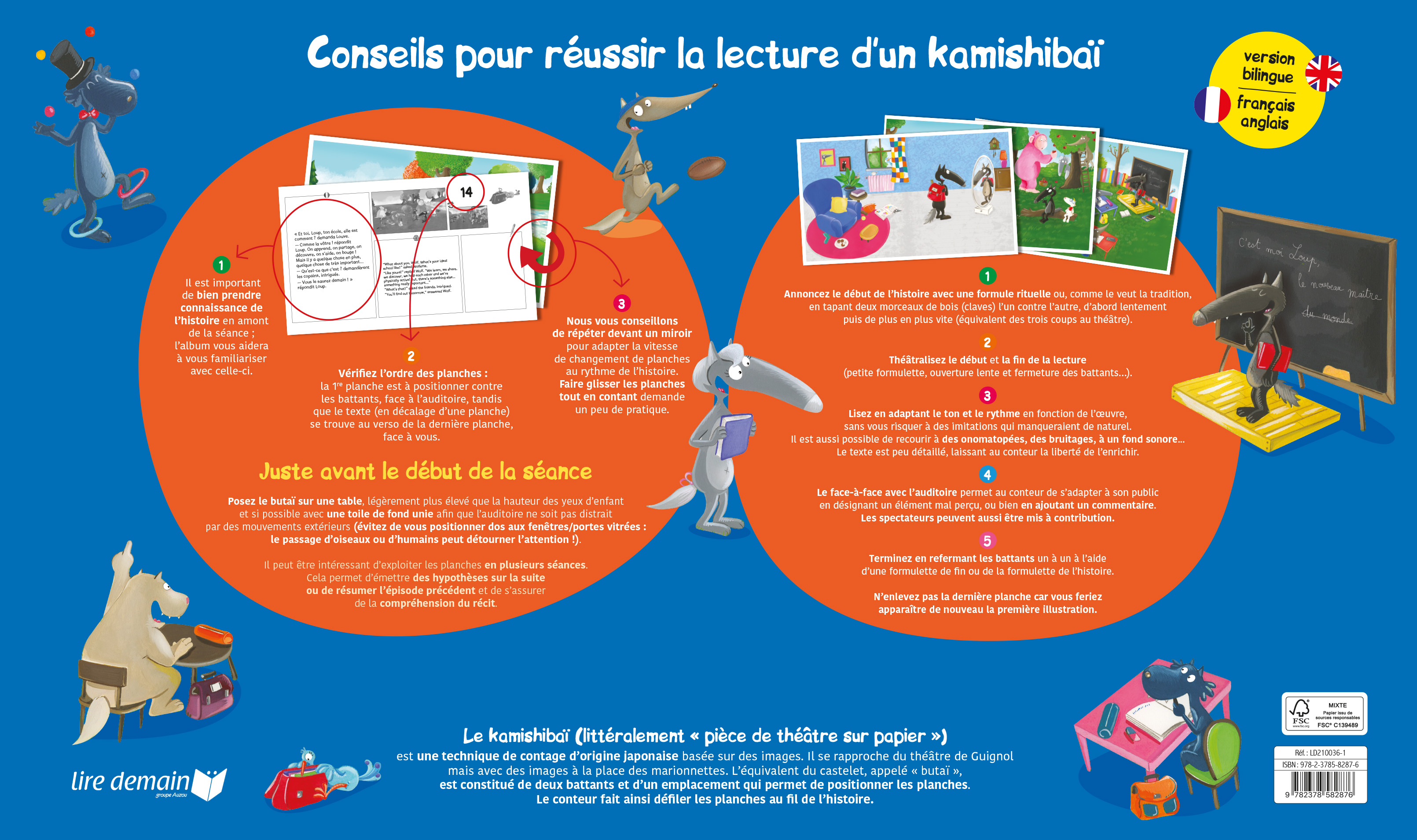 KAMISHIBAI - LE LOUP QUI VOULAIT ALLER A L