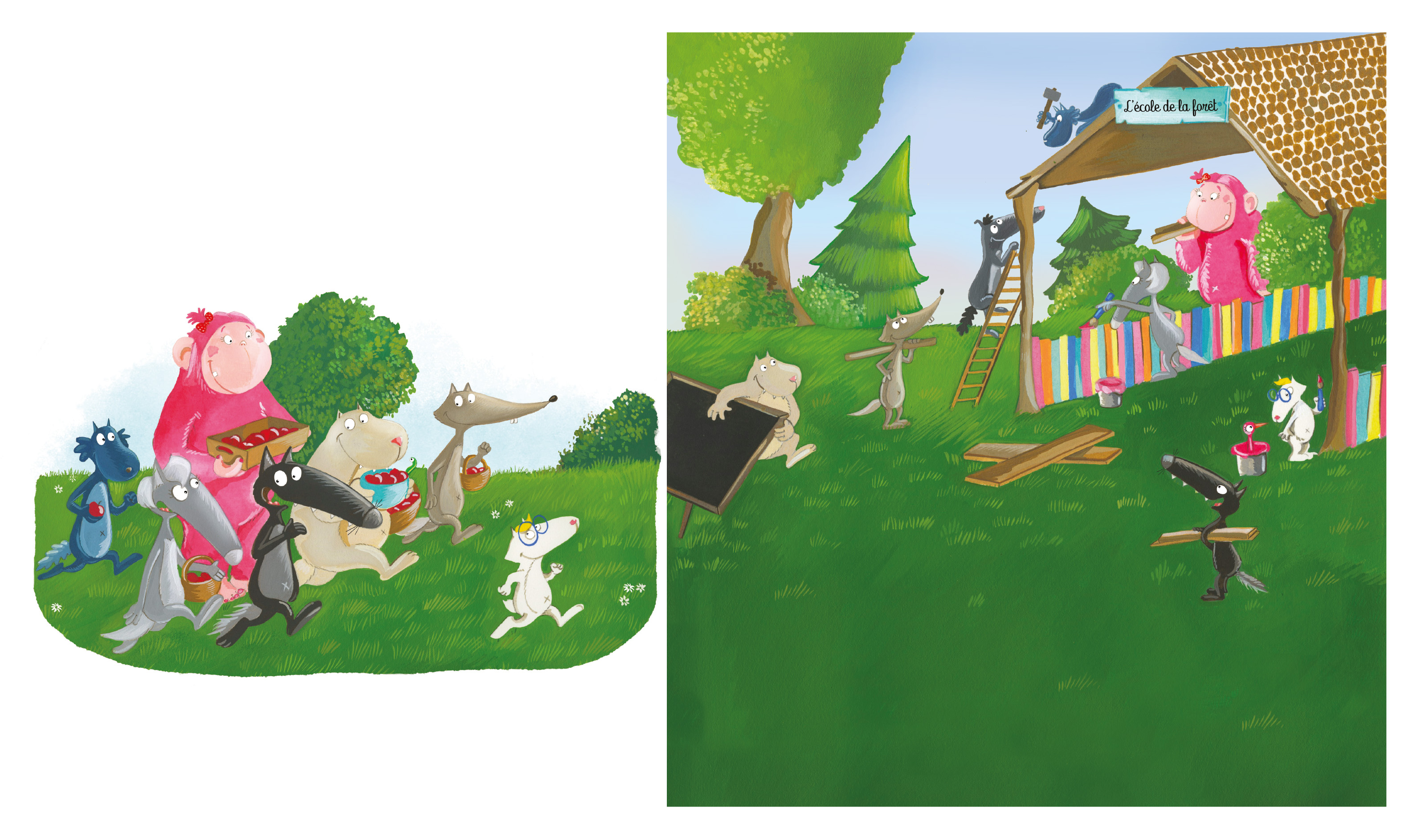 KAMISHIBAI - LE LOUP QUI VOULAIT ALLER A L