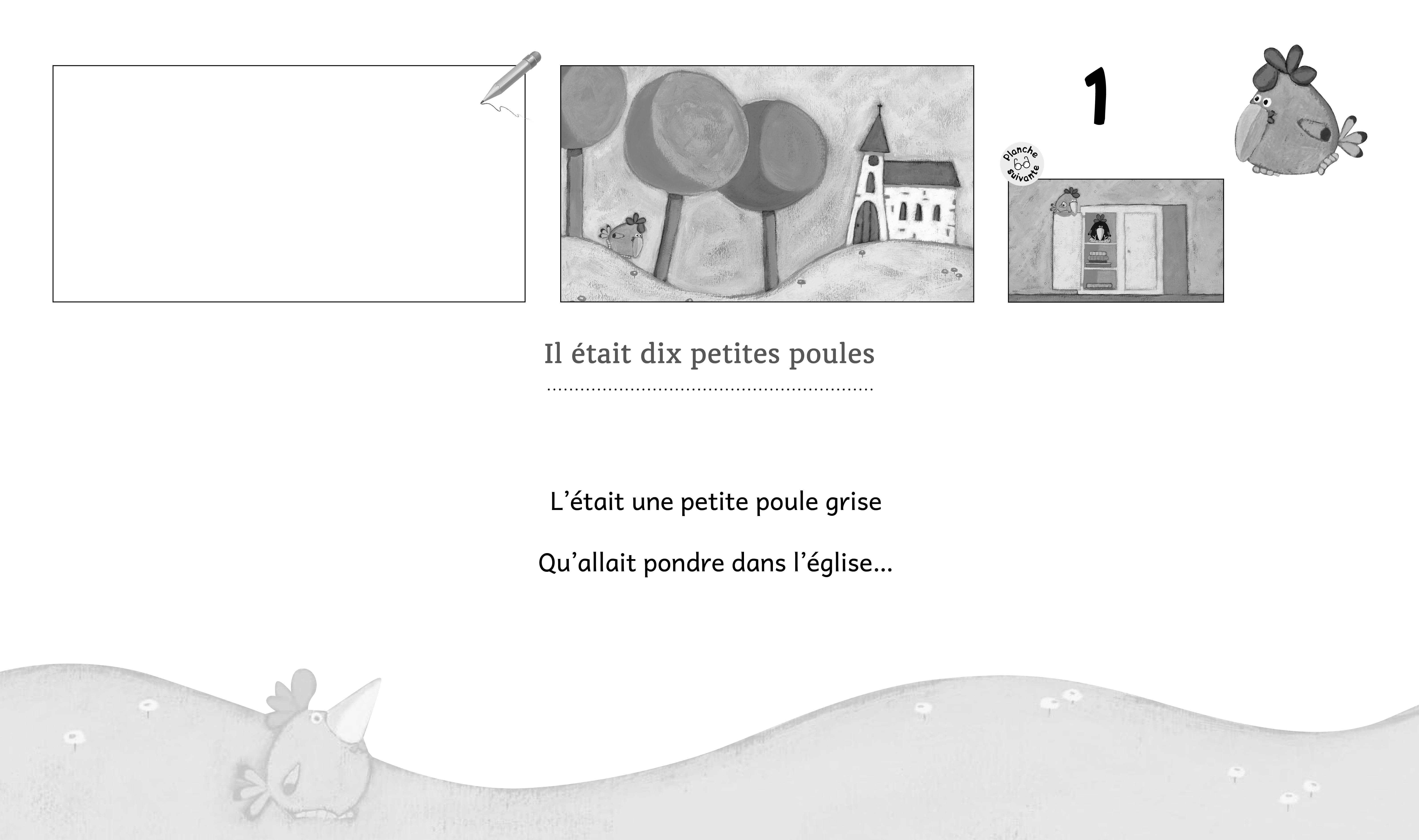 Kamishibaï - Il Était Dix Petites Poules