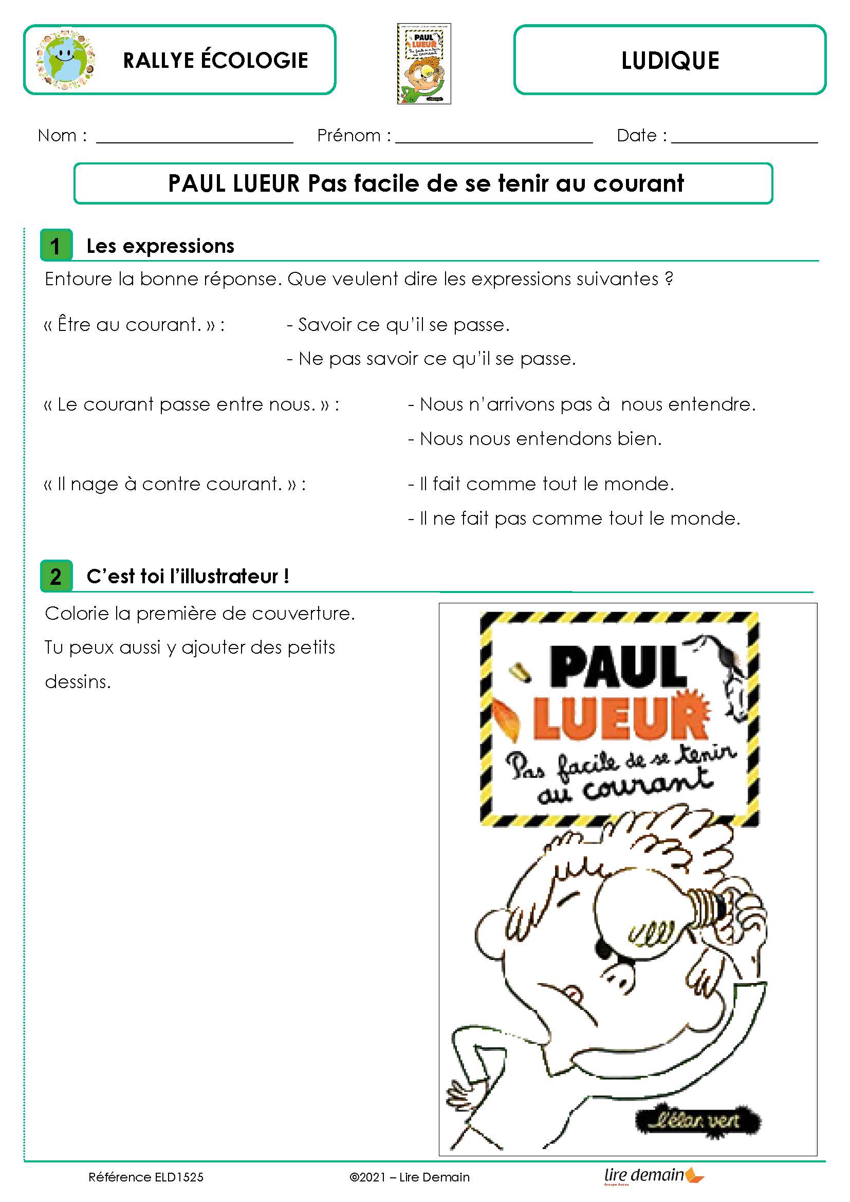 RALLYE LECTURE - DEFI ECOLOGIE (FICHIER SEUL)