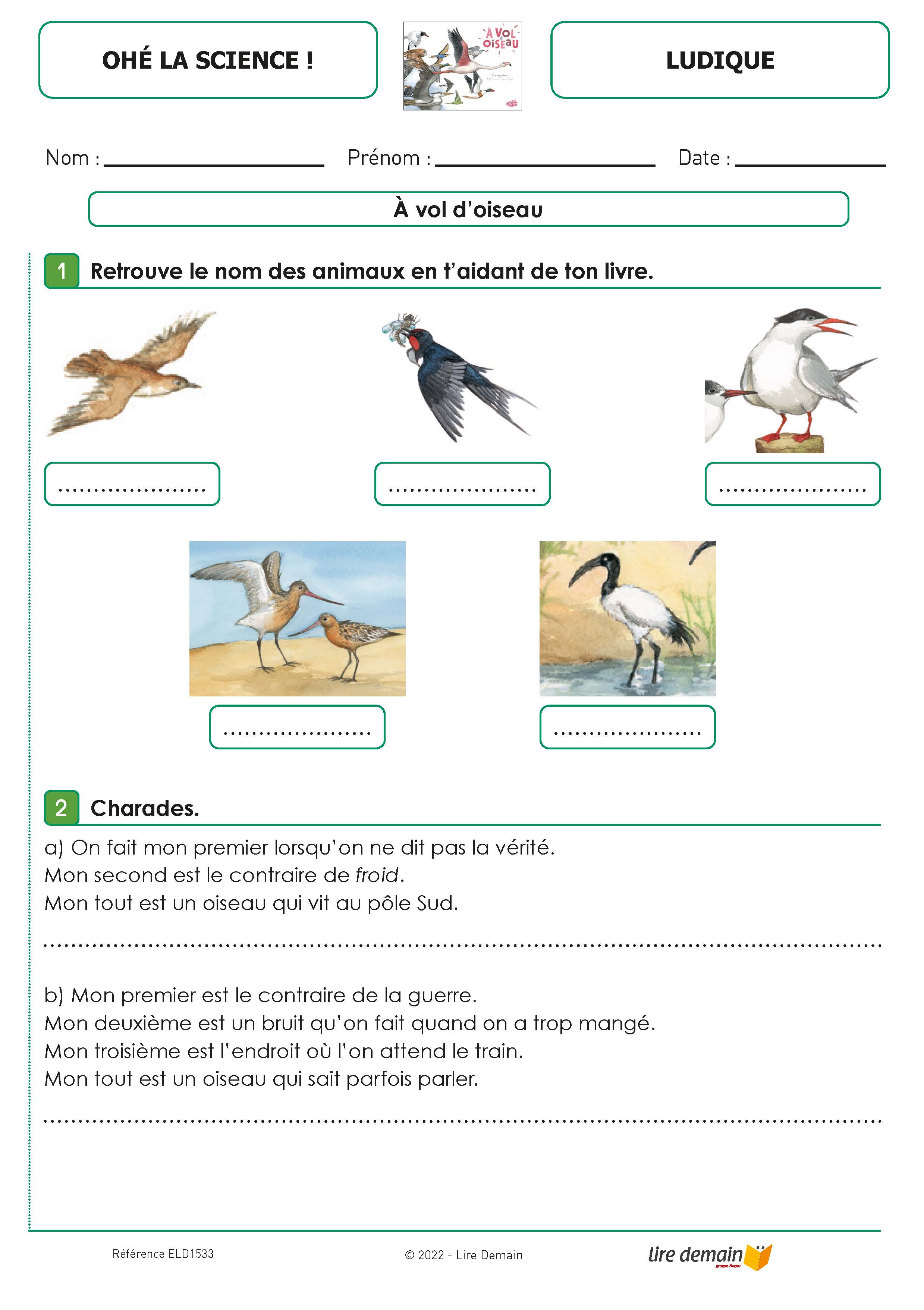 RALLYE DOC - OHE LA SCIENCE (FICHIER SEUL)