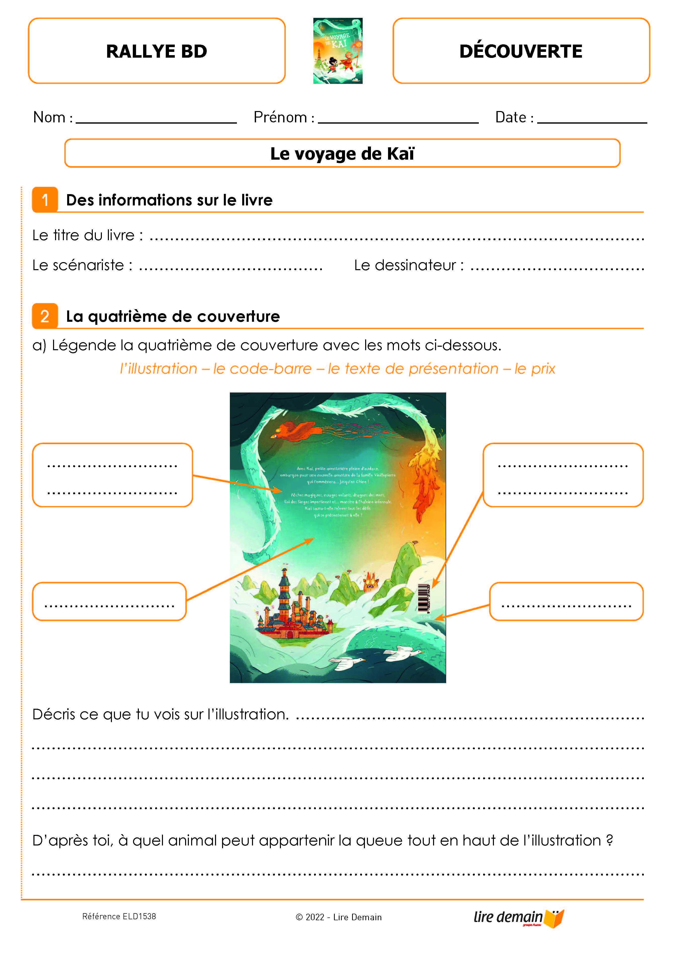 RALLYE LECTURE - JE DECOUVRE LA BD