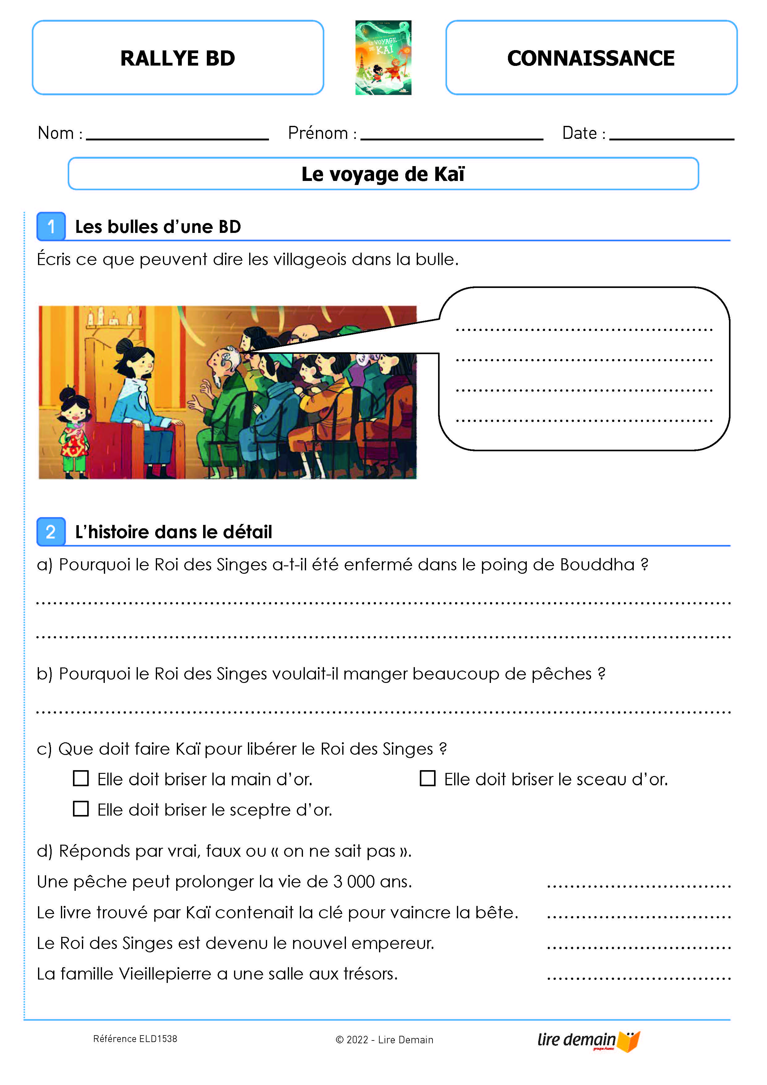 RALLYE LECTURE - JE DECOUVRE LA BD