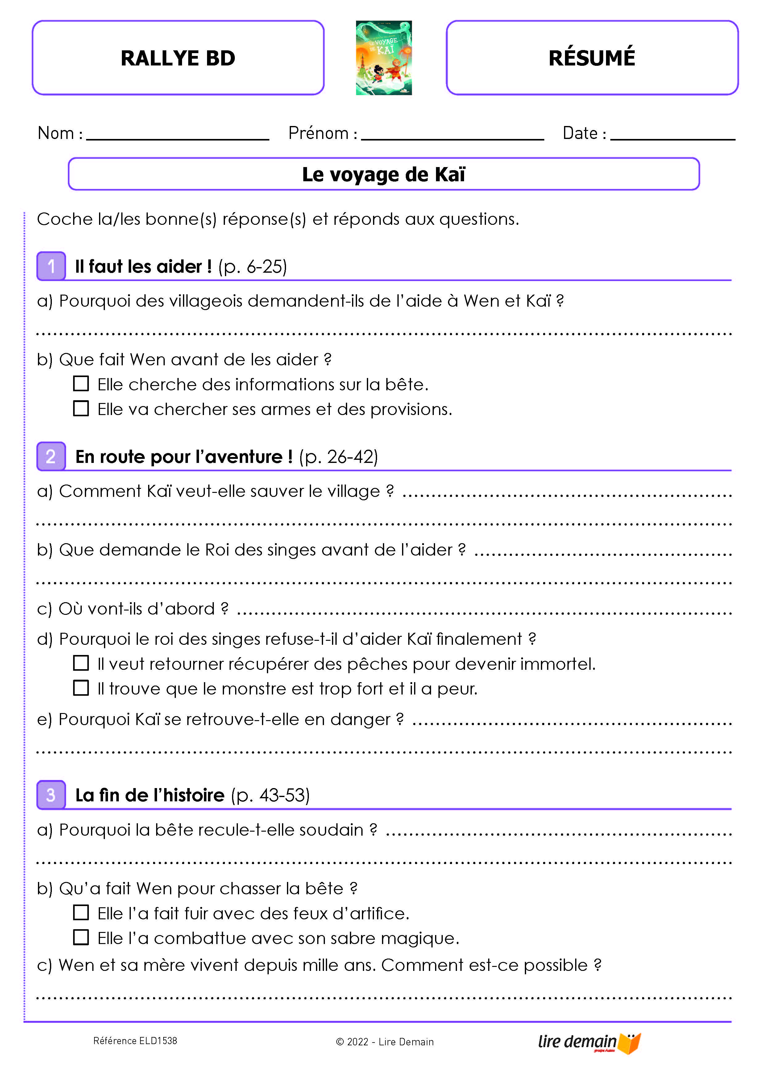 RALLYE LECTURE - JE DECOUVRE LA BD