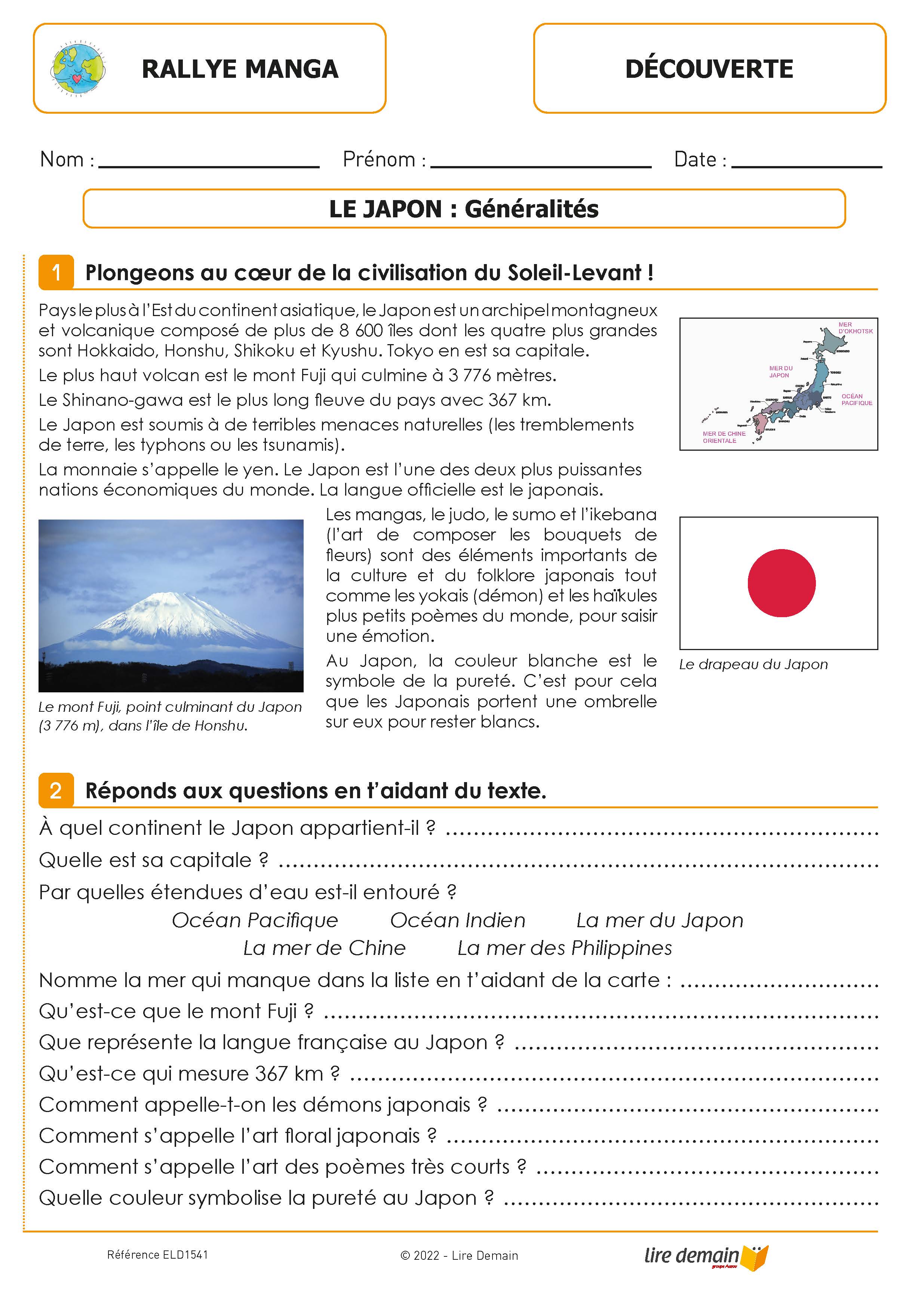 RALLYE LECTURE - MANGAS (FICHIER SEUL)