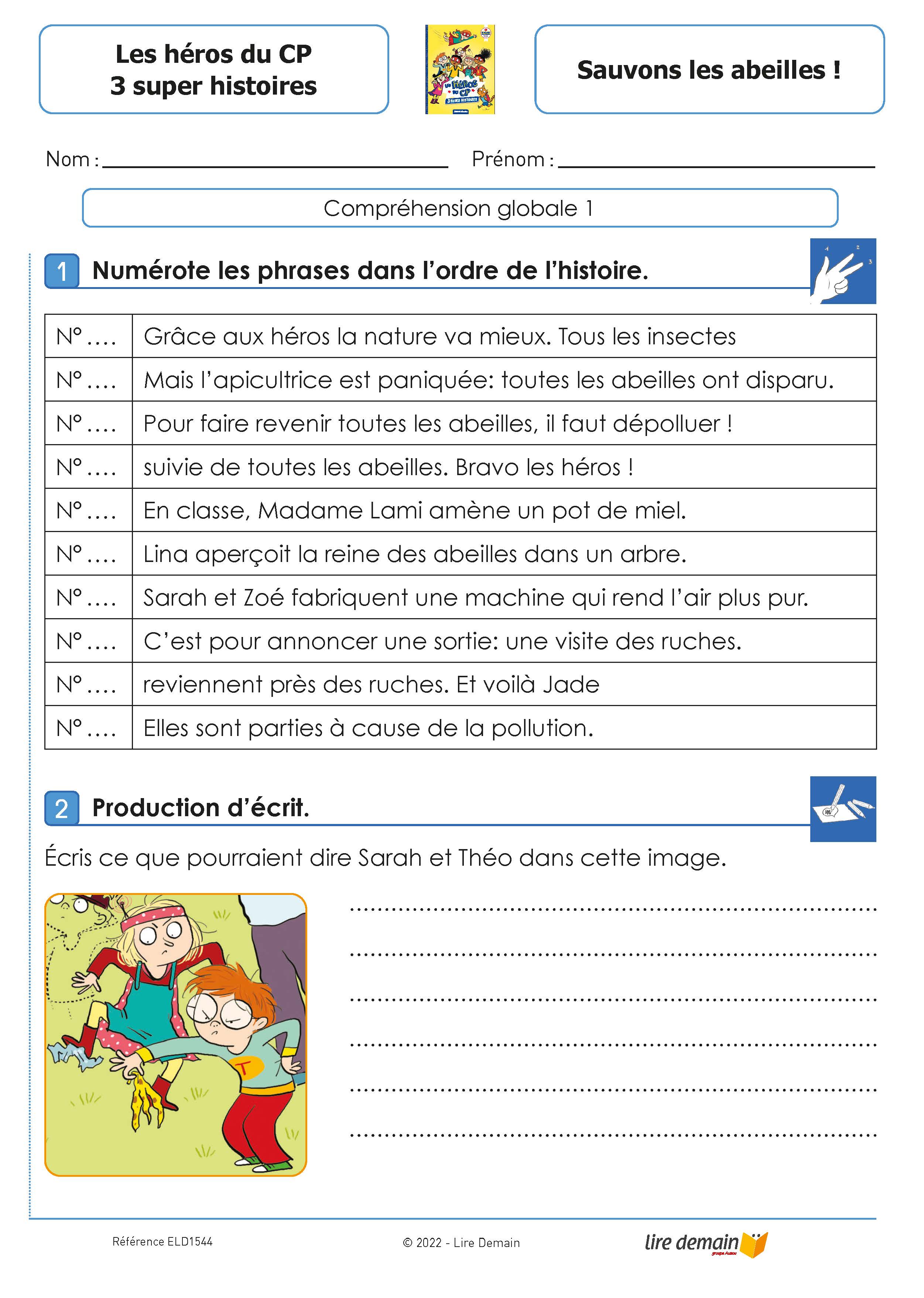 LECTURE SUIVIE - HEROS DU CP 3 SUPER HISTOIRES (FICHIER SEUL)