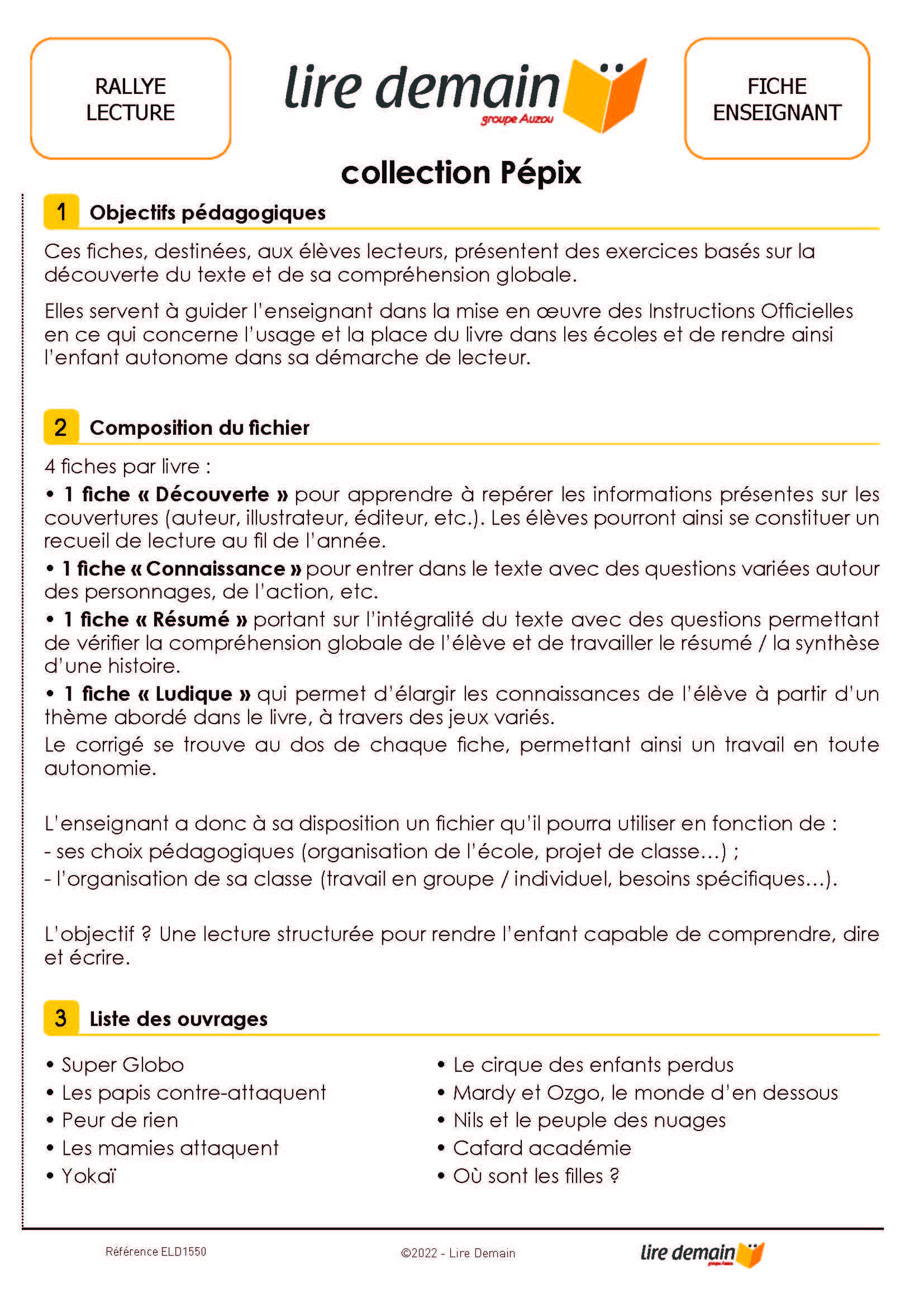 RALLYE LECTURE - PEPIX