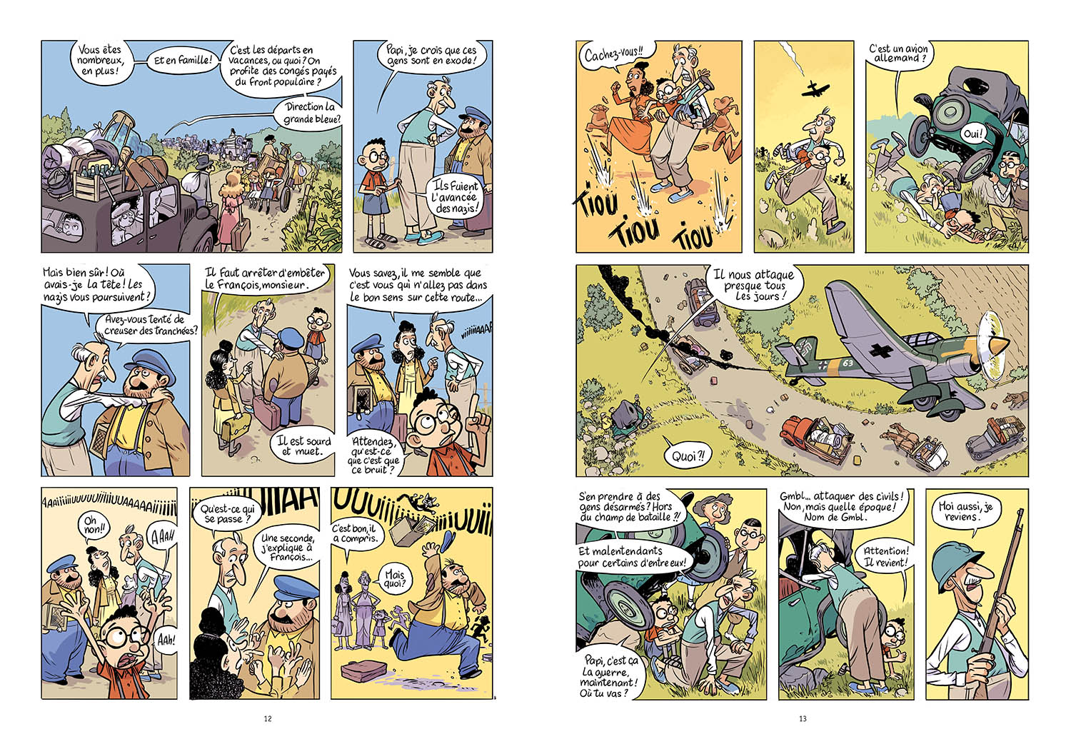 LA DROLE DE GUERRE DE PAPI ET LUCIEN 