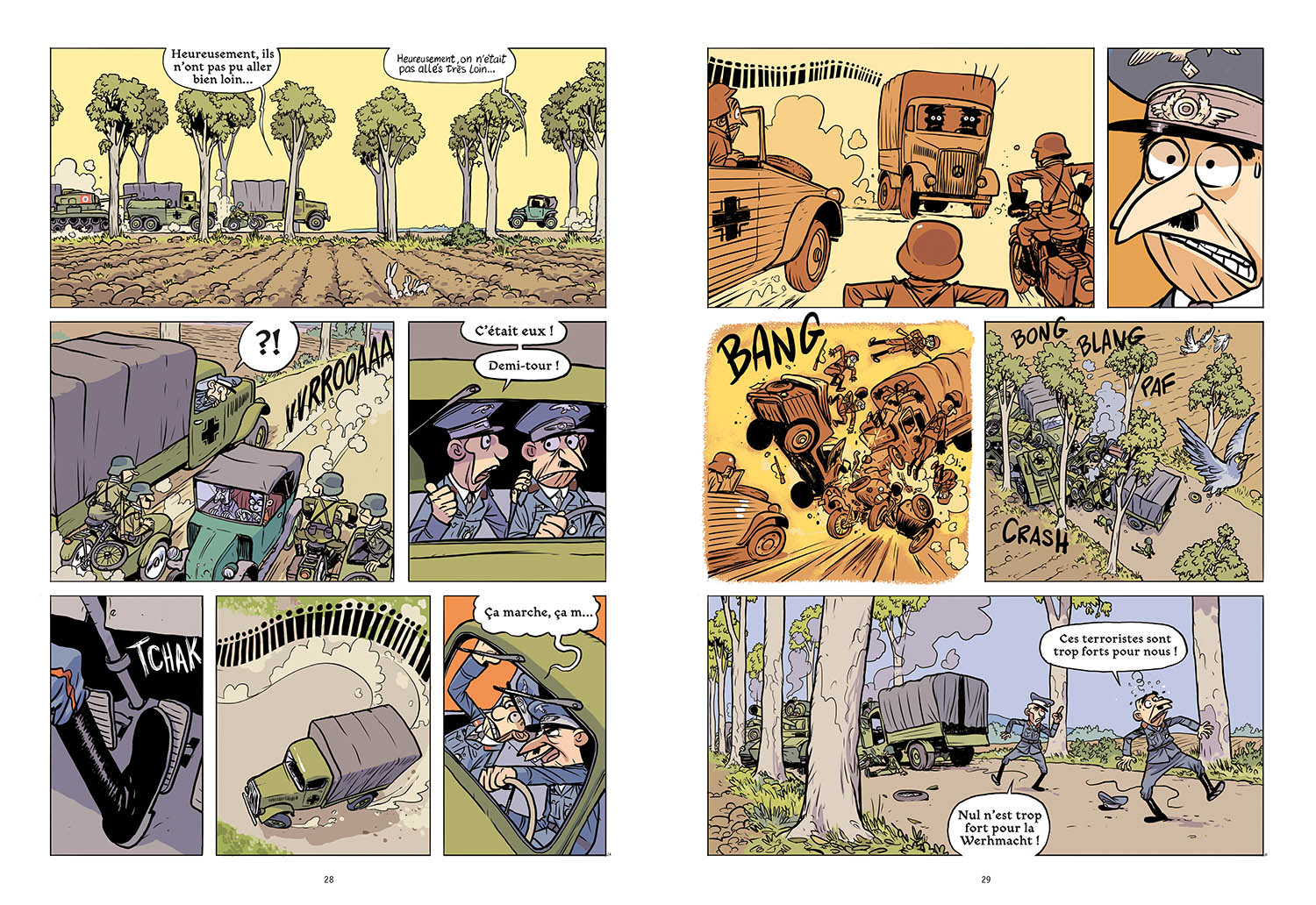 LA DROLE DE GUERRE DE PAPI ET LUCIEN 