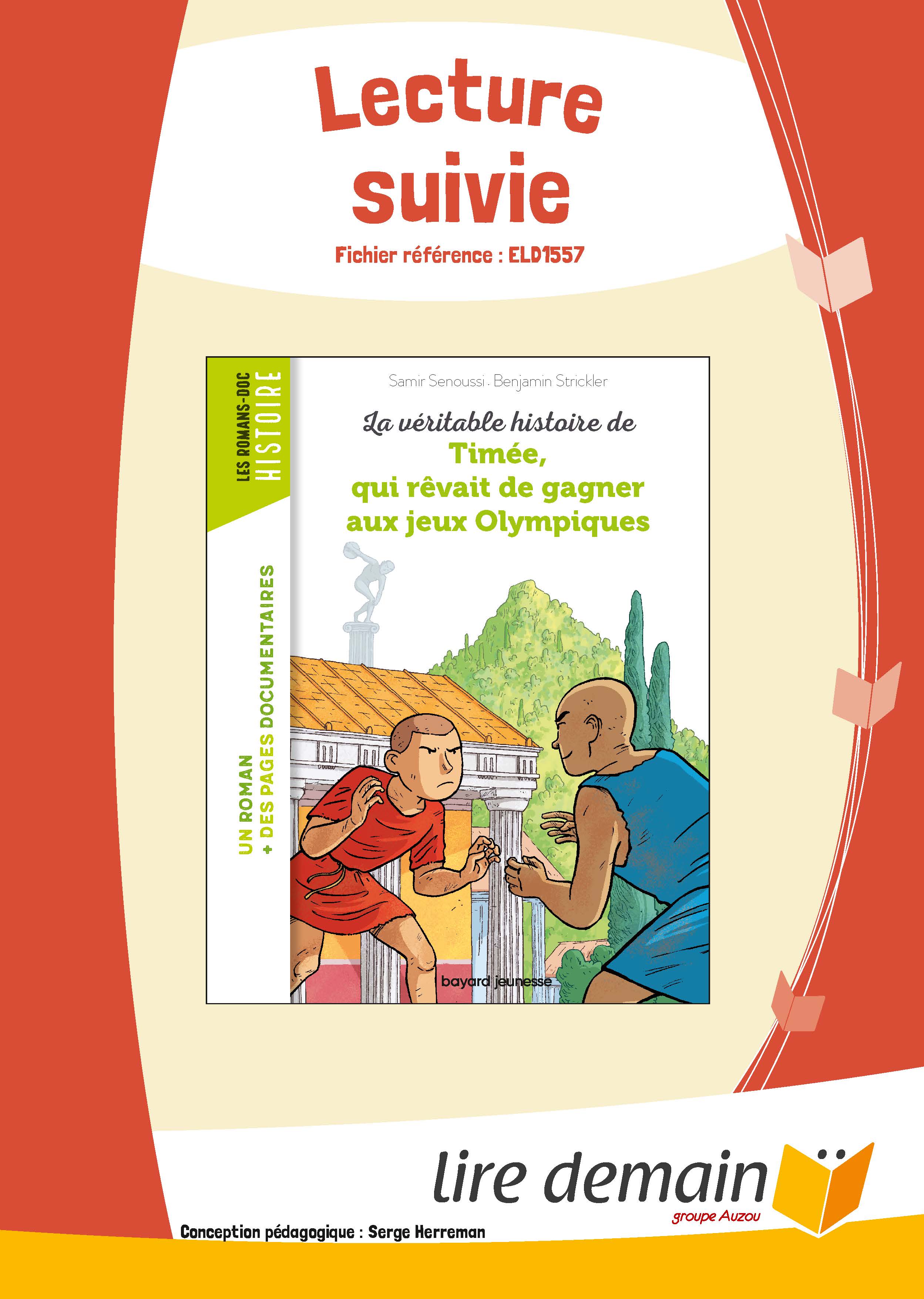 LECTURE SUIVIE - TIMEE AUX JEUX OLYMPIQUES (FICHIER SEUL)