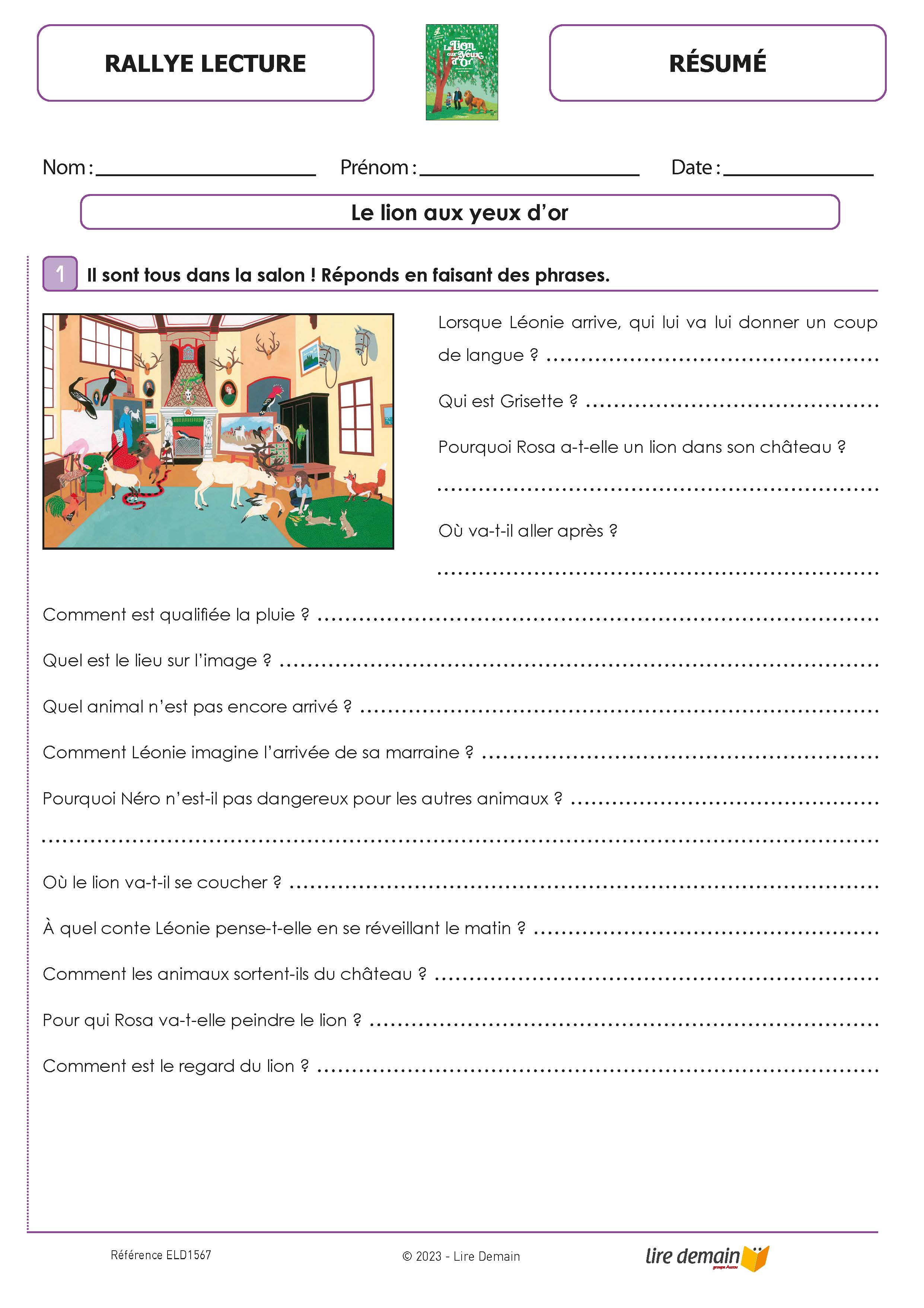 RALLYE LECTURE - PONT DES ARTS CYCLE 3 (FICHIER SEUL)