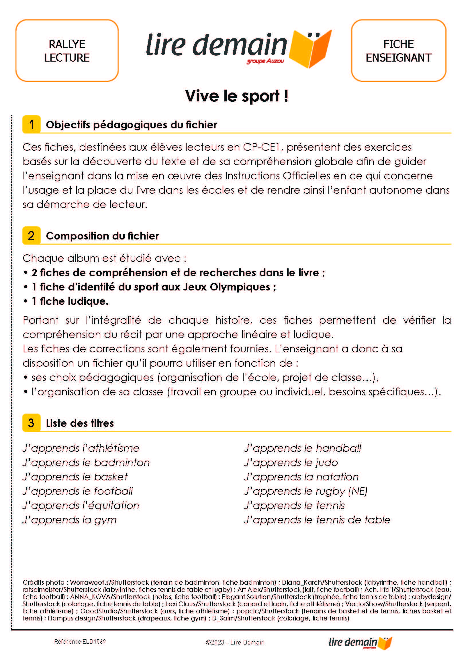 RALLYE DOC - MES DOCS SPORT (FICHIER SEUL)