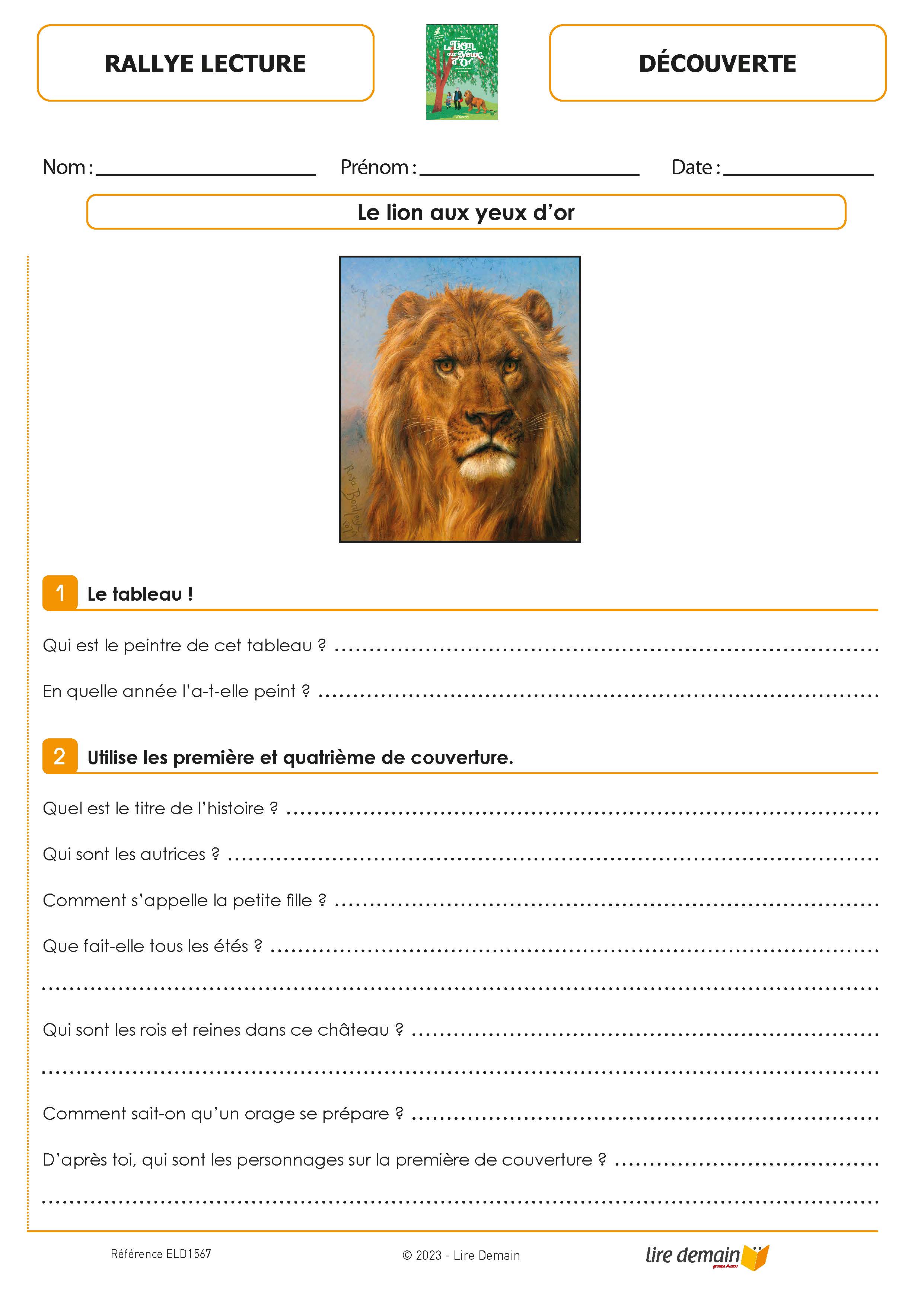 RALLYE LECTURE - PONT DES ARTS C3