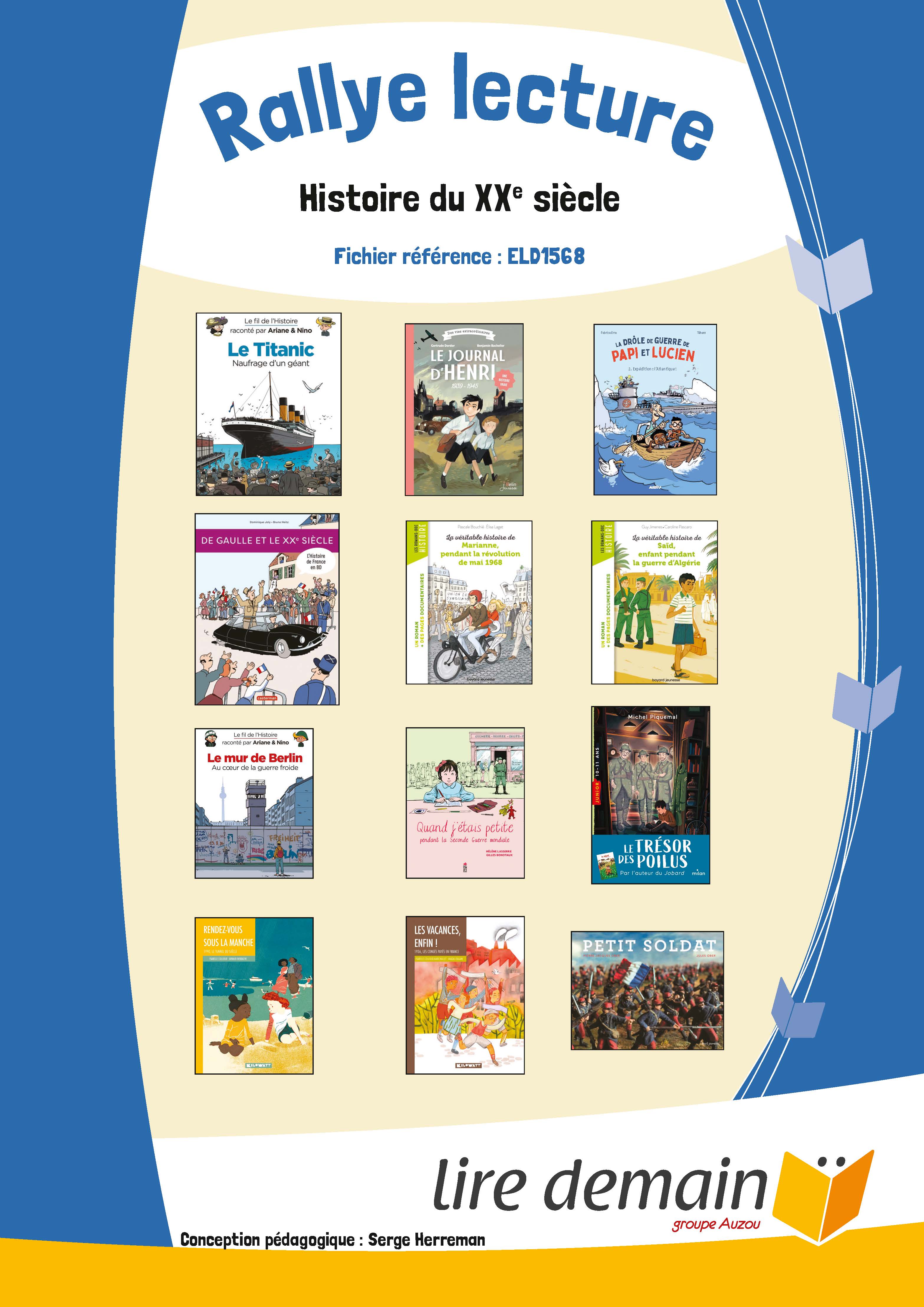 RALLYE LECTURE - HISTOIRE DU 20E SIECLE