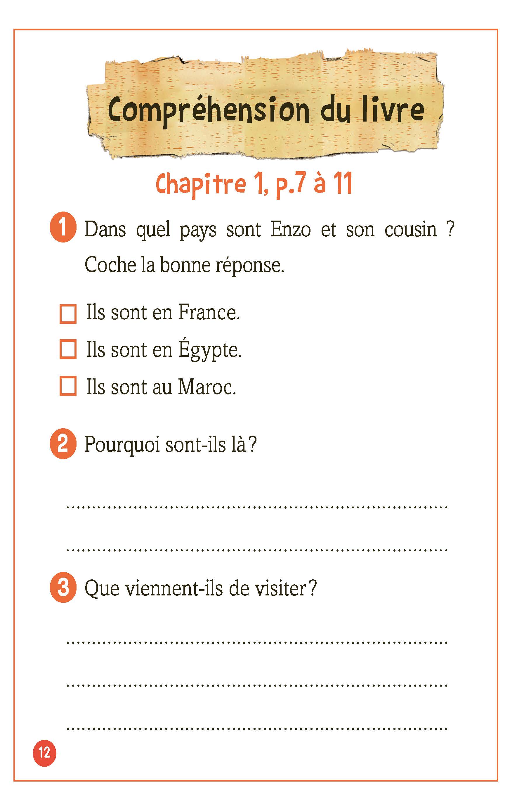 LOT MYSTERES EN EGYPTE 25 EX - JE LIS, JE COMPRENDS