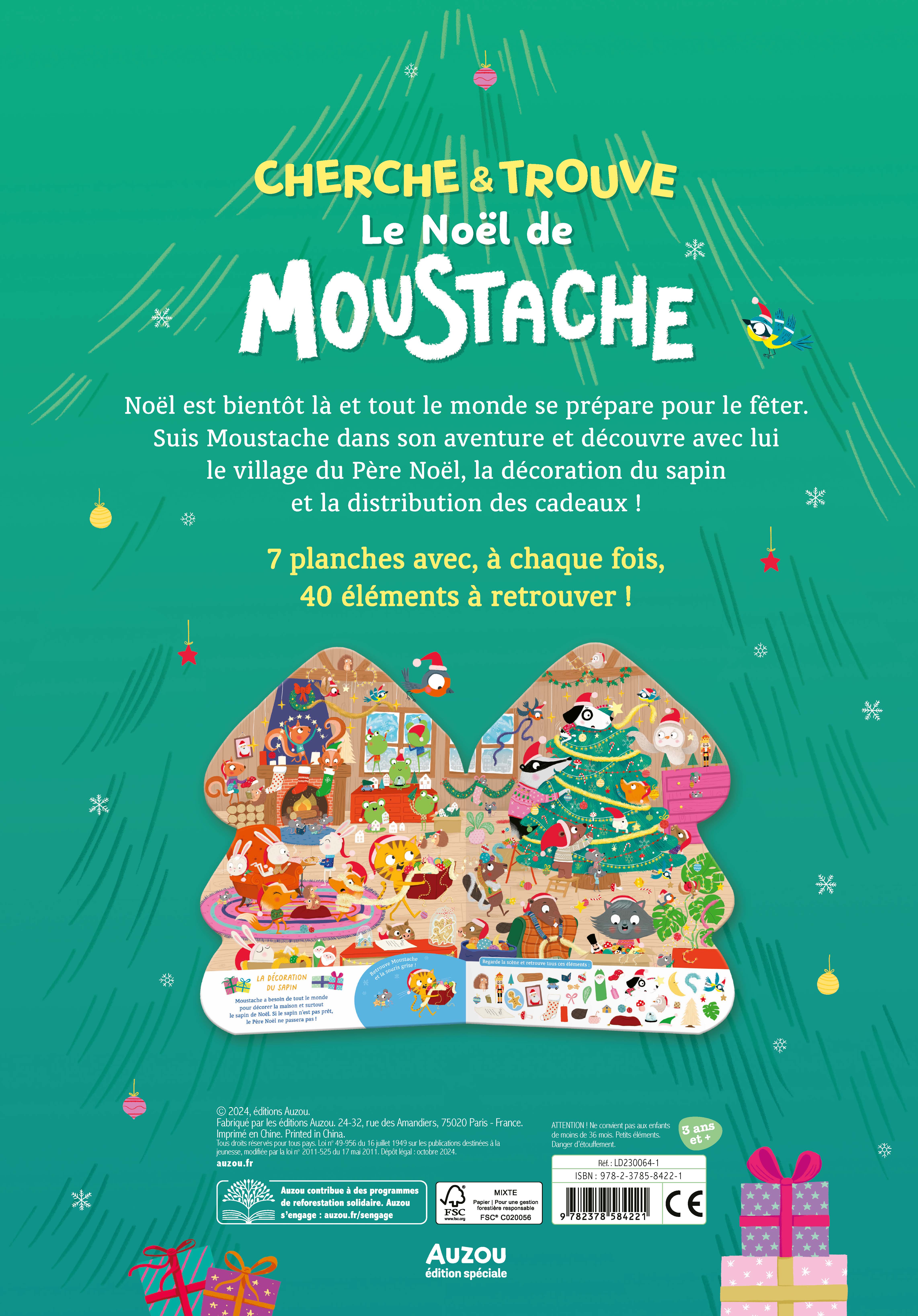 CHERCHE ET TROUVE LE NOEL DE MOUSTACHE