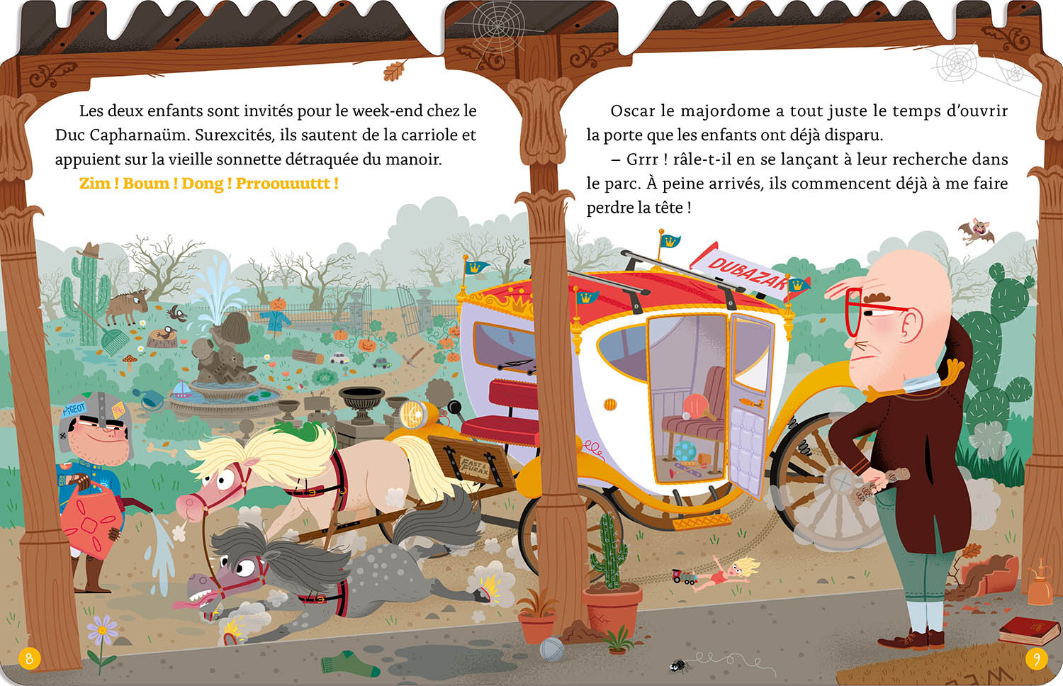 MON ROMAN ENIGME DUBAZAR - PANIQUE CHEZ LE DUC !