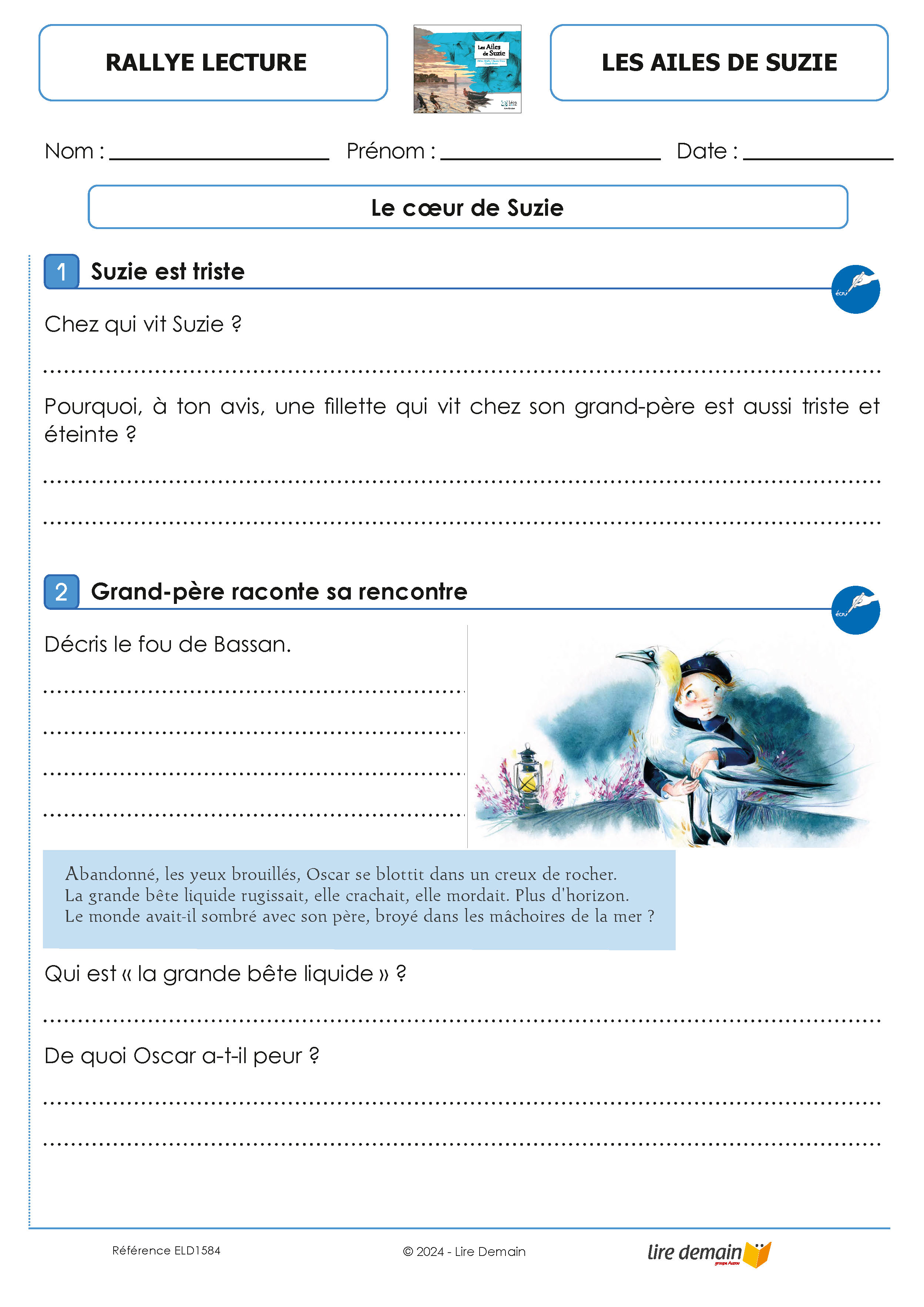 RALLYE LECTURE VOYAGE DANS LES OEUVRES (FICHIER SEUL)