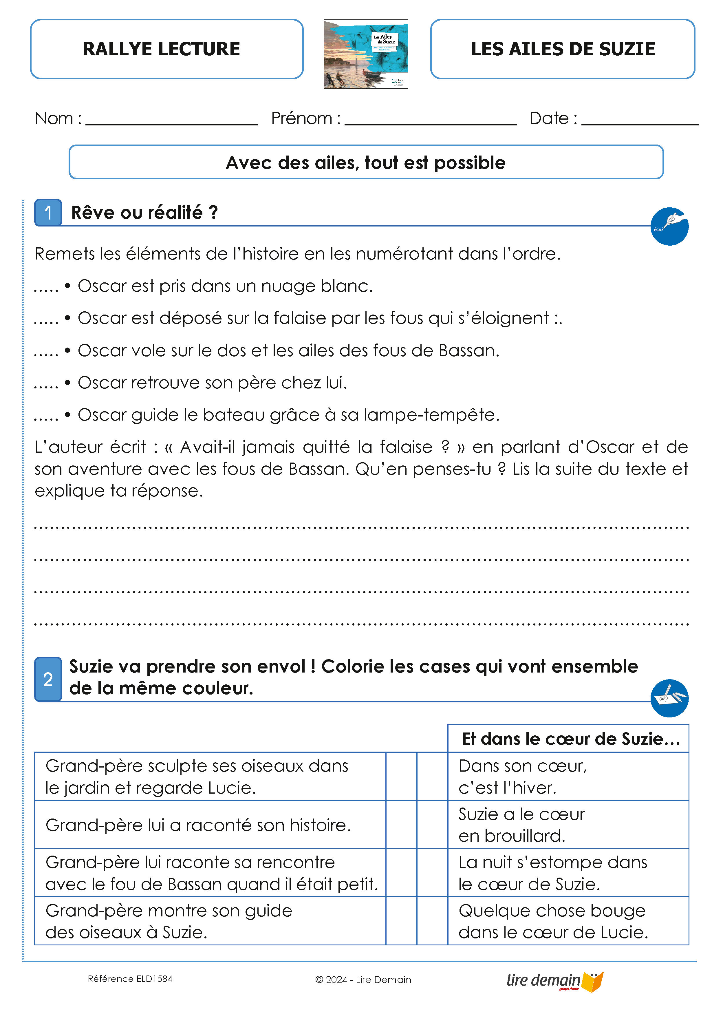 RALLYE LECTURE VOYAGE DANS LES OEUVRES (FICHIER SEUL)