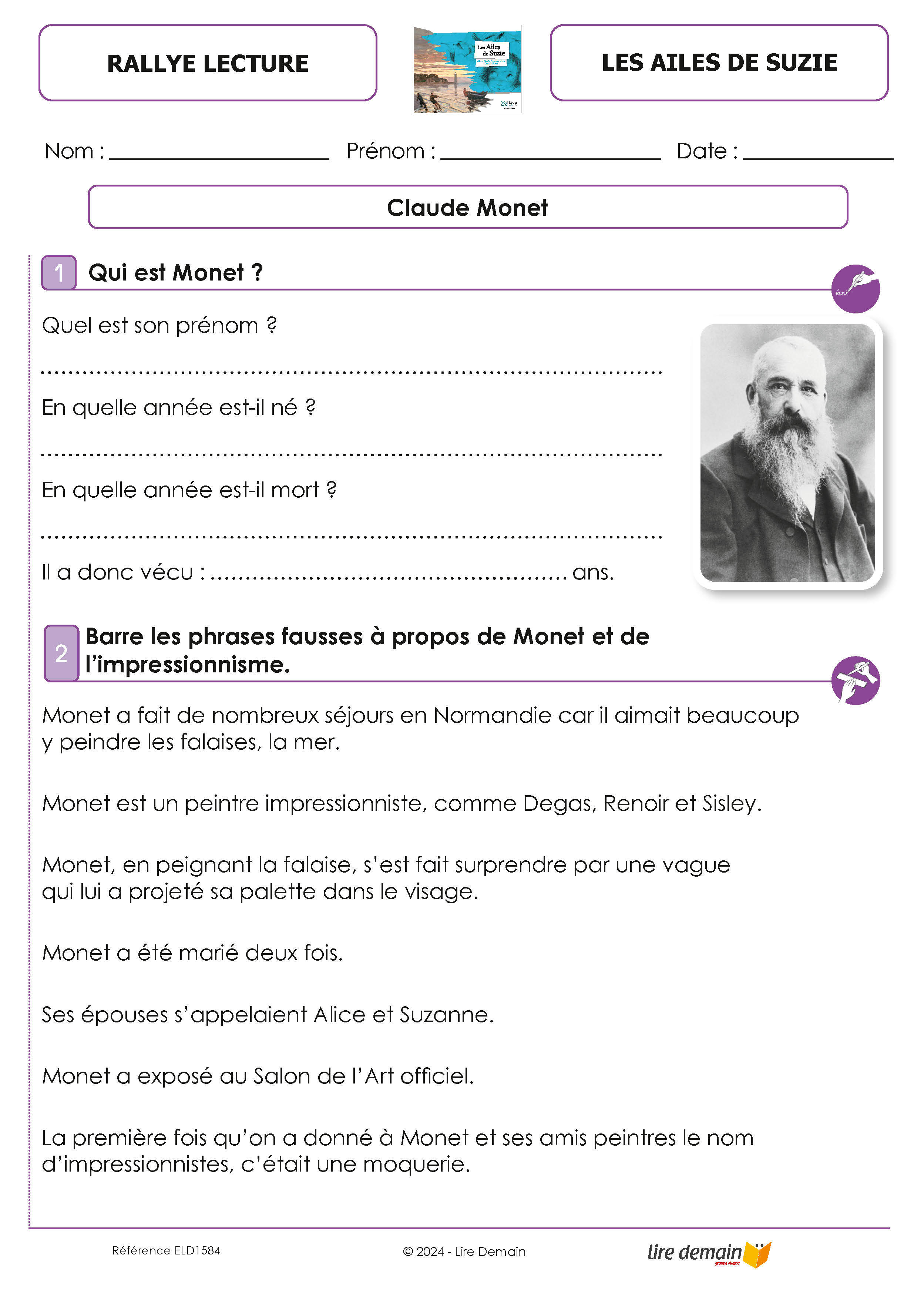 RALLYE LECTURE VOYAGE DANS LES OEUVRES