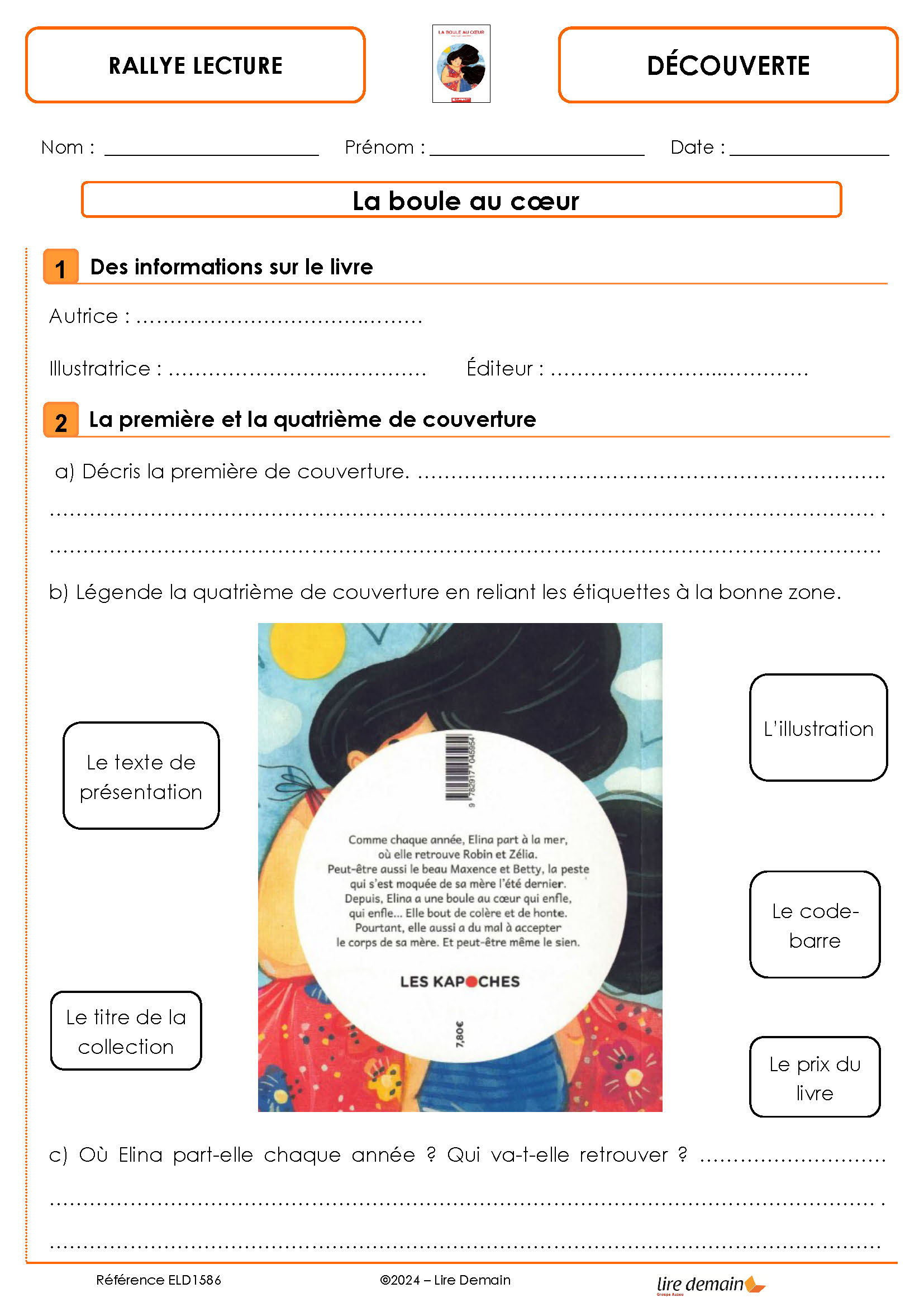 RALLYE LECTURE LES KAPOCHES 2024 (FICHIER SEUL)