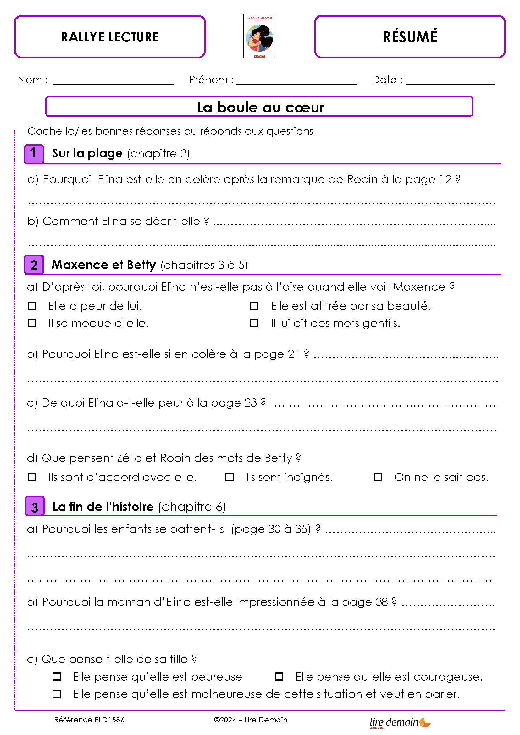 RALLYE LECTURE LES KAPOCHES 2024 (FICHIER SEUL)