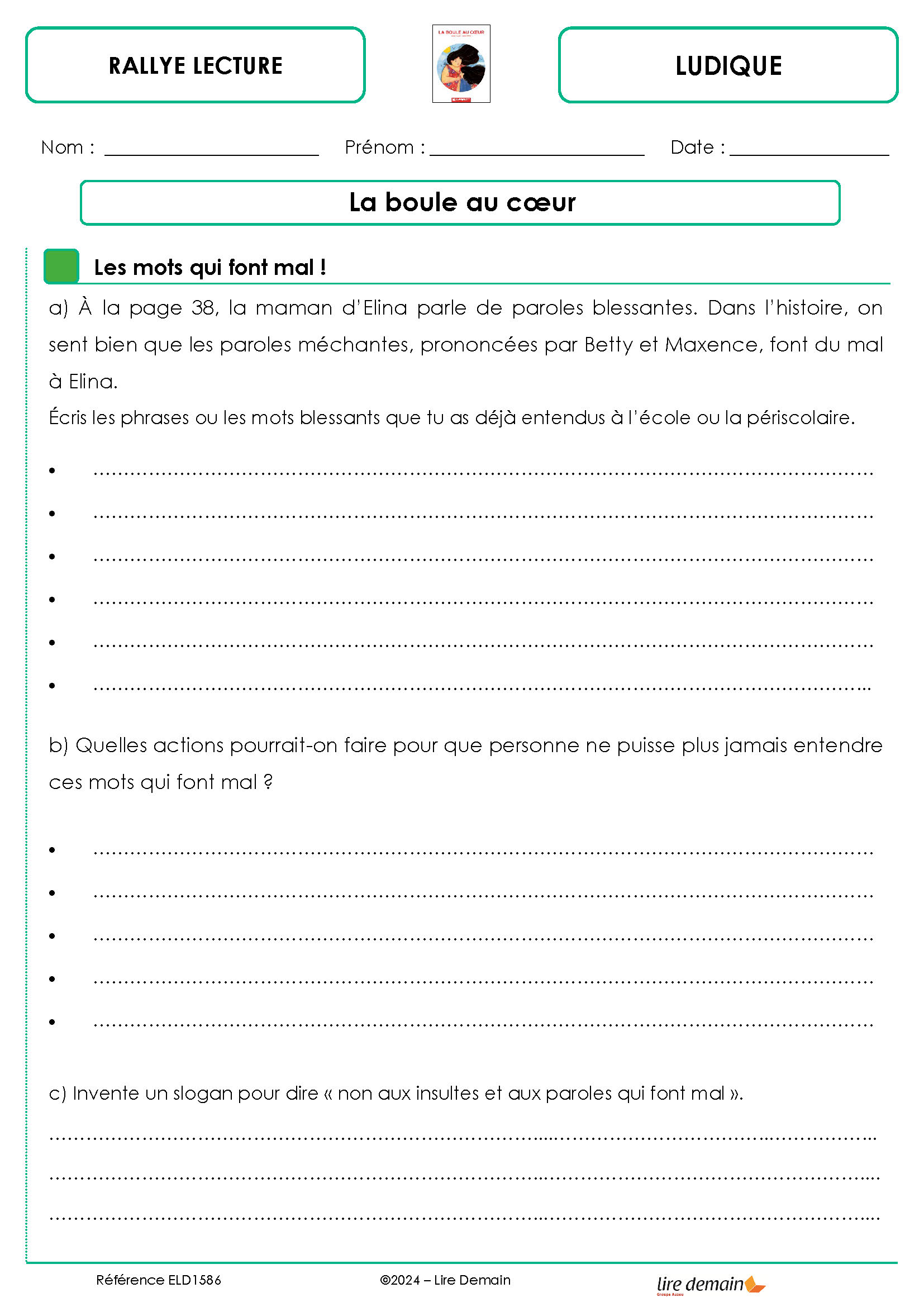 RALLYE LECTURE LES KAPOCHES 2024 (FICHIER SEUL)