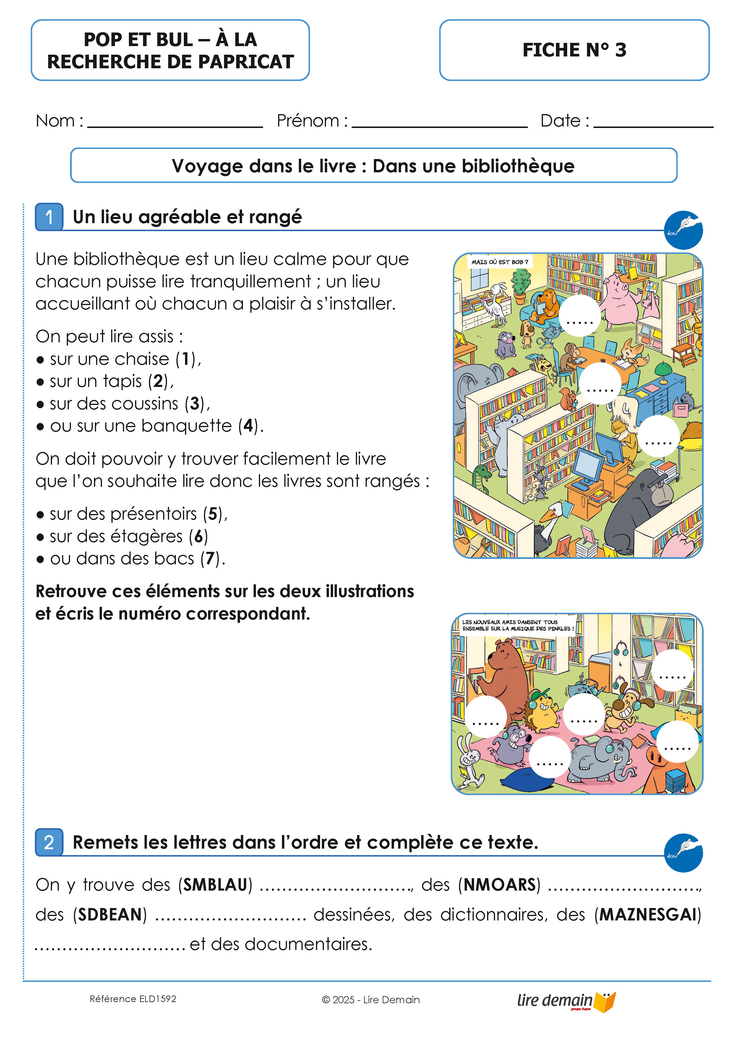LECTURE SUIVIE - POP ET BUL