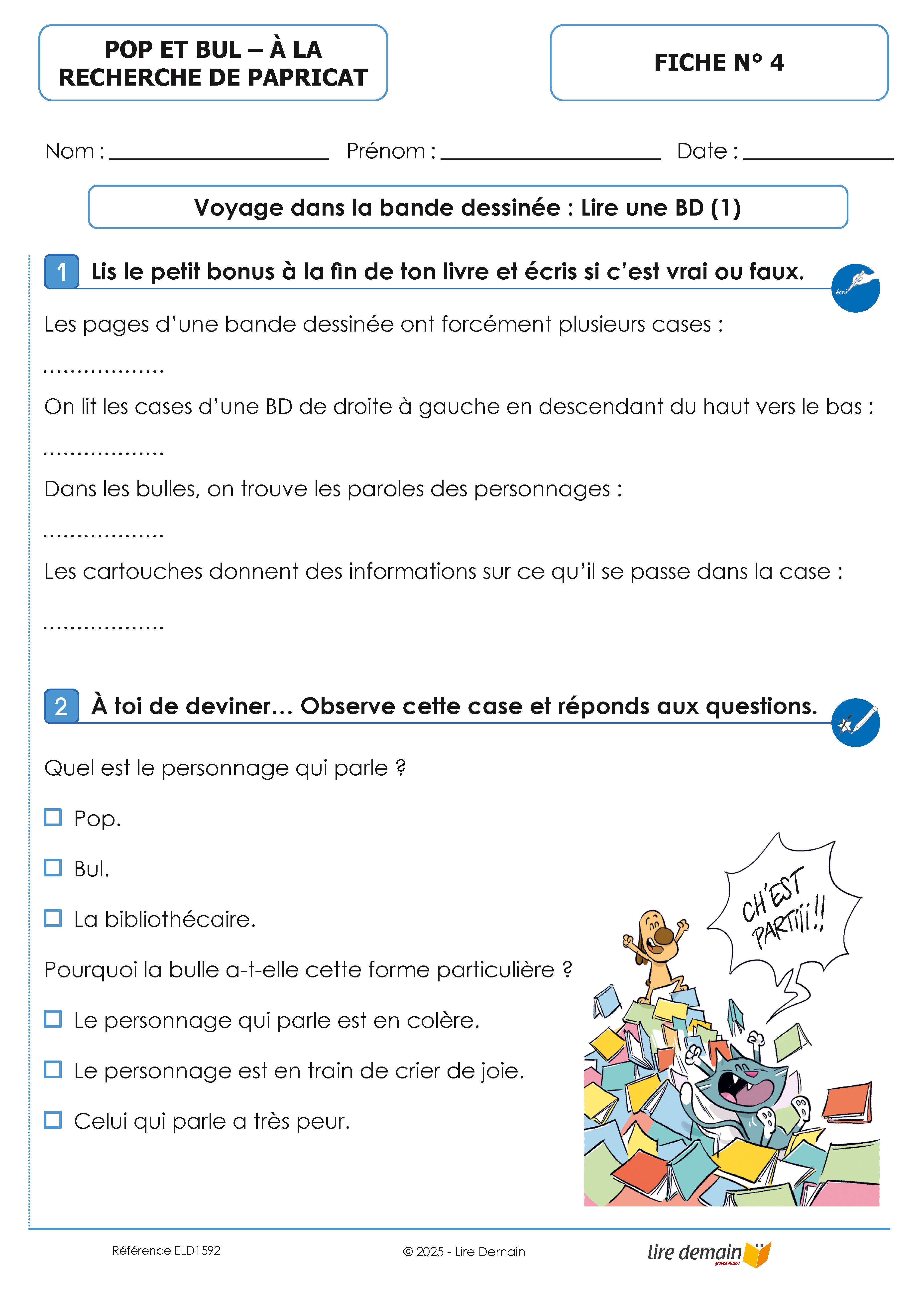 LECTURE SUIVIE - POP ET BUL