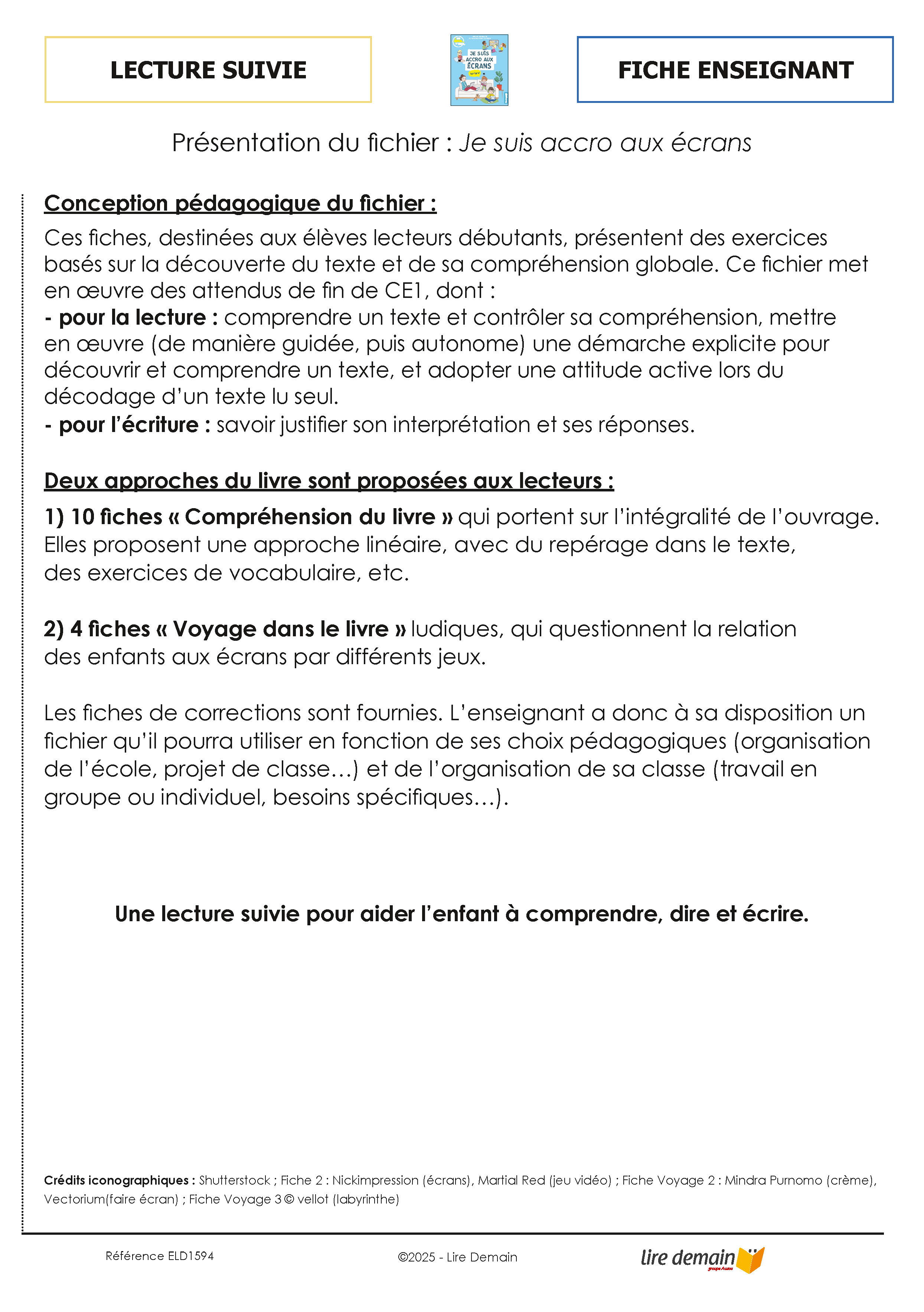 LECTURE SUIVIE - JE SUIS ACCRO AUX ECRANS (FICHIER SEUL)